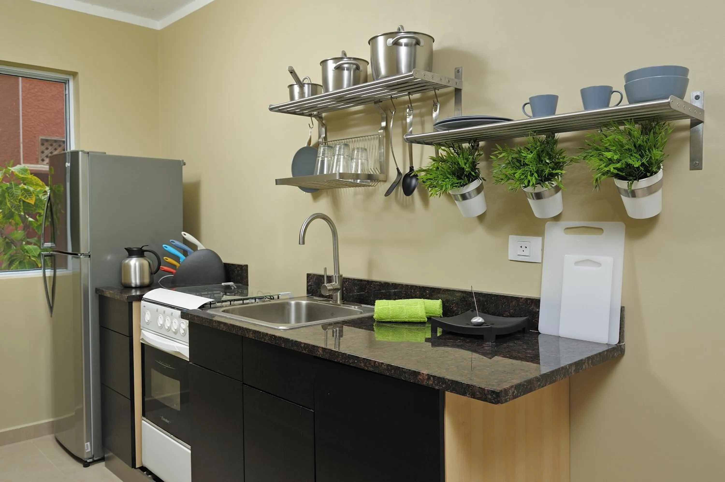 Kitchen or kitchenette in Eden Beach Resort - Bonaire