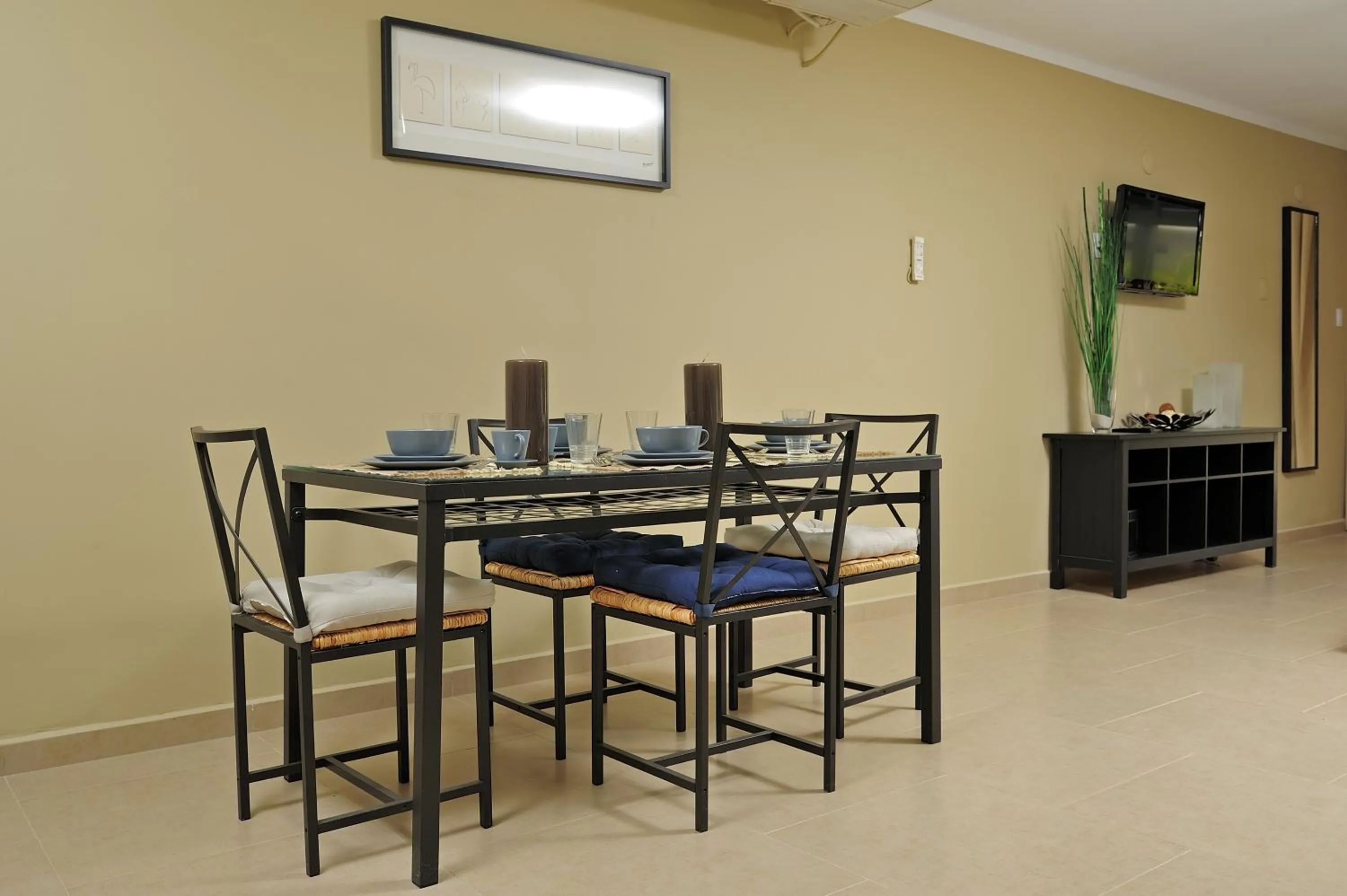 Seating area in Eden Beach Resort - Bonaire