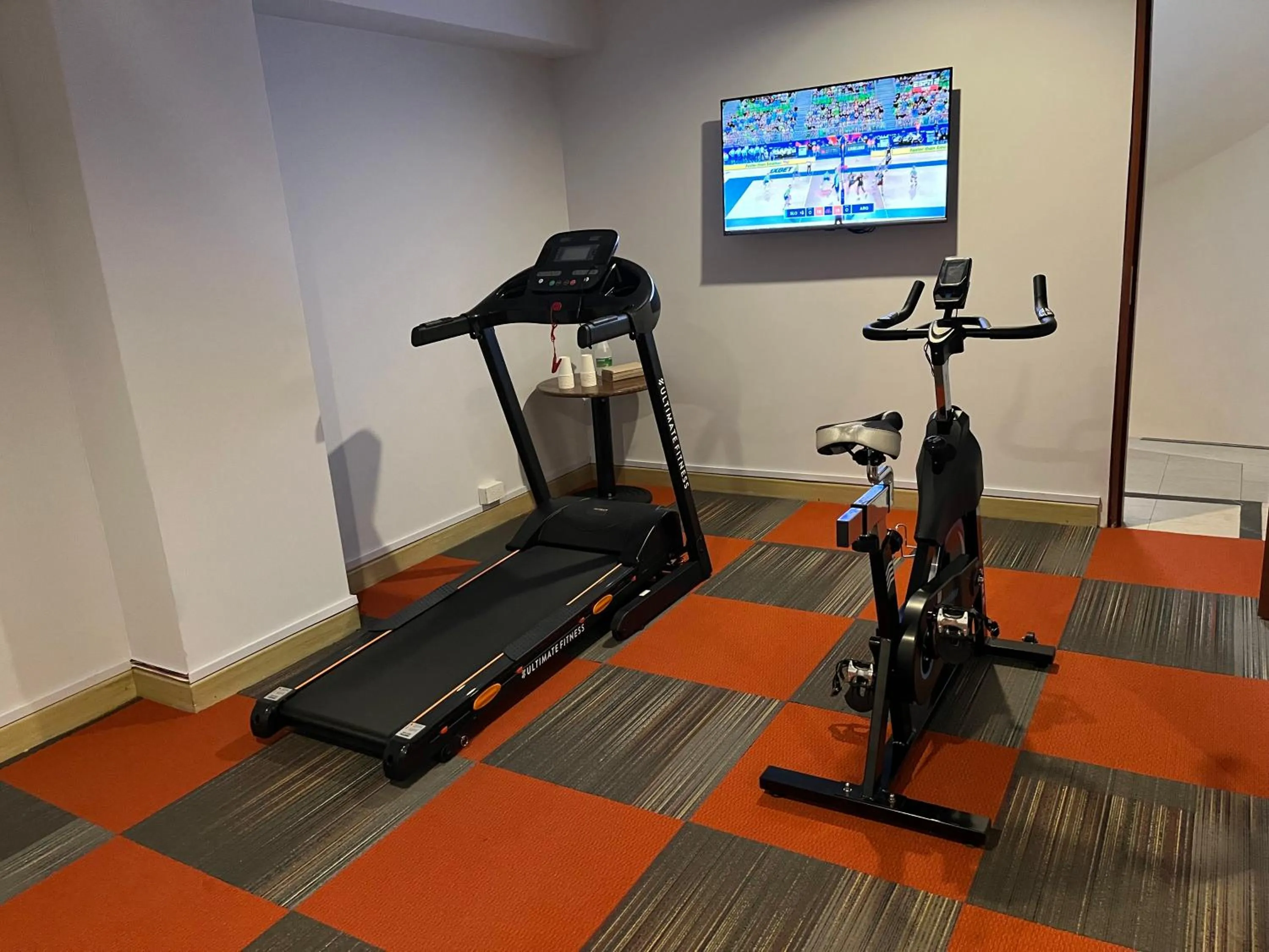 Fitness centre/facilities in Hotel Parque 97