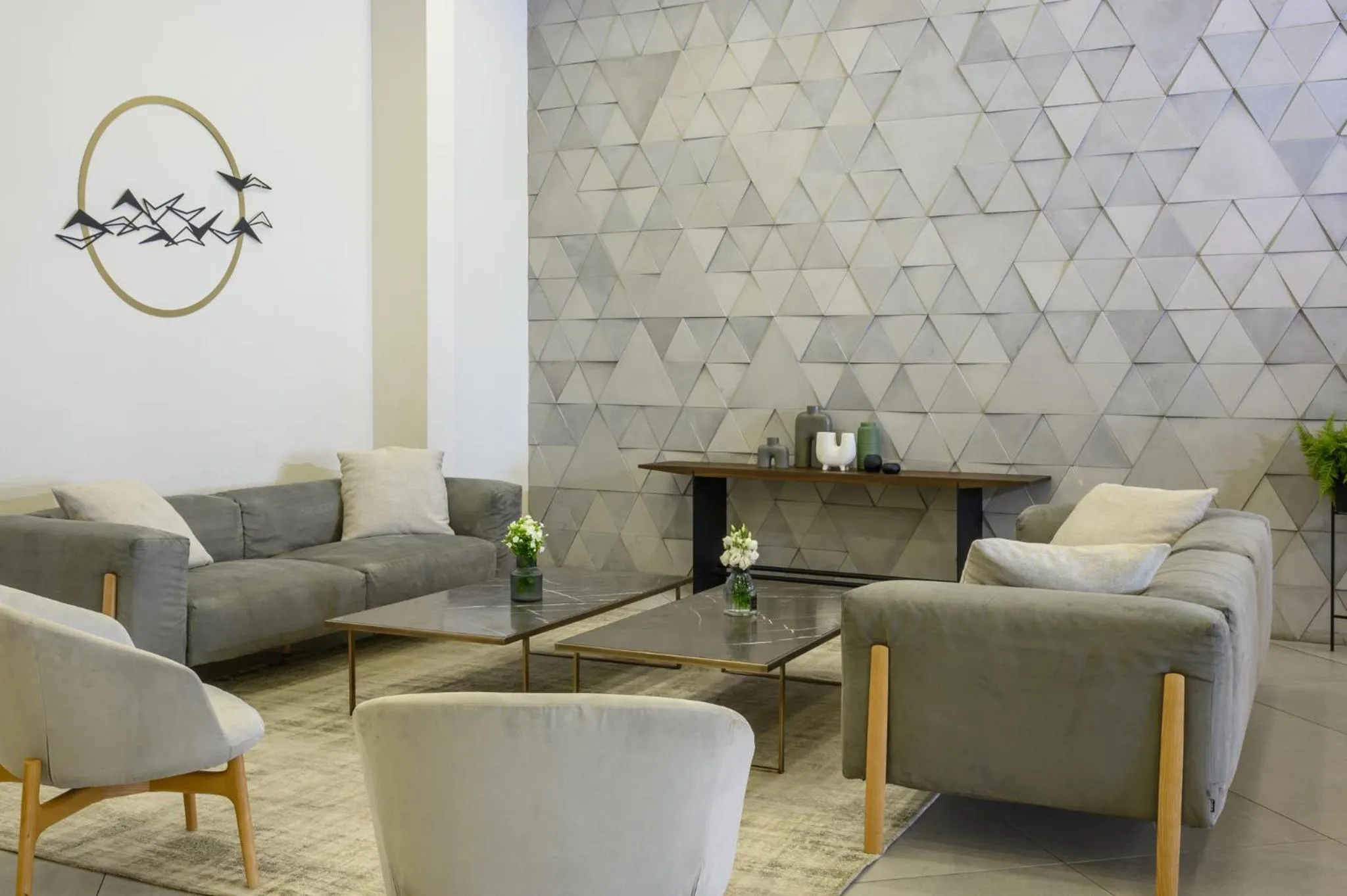 Seating area in Kinar Galilee