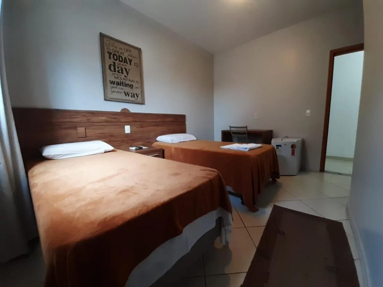 Bed in Hotel Casablanca Suites