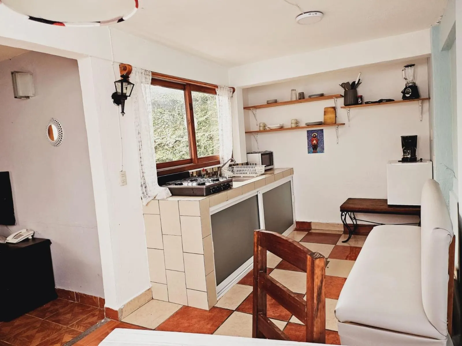 Kitchen or kitchenette in Hotel Jardines Del Carmen