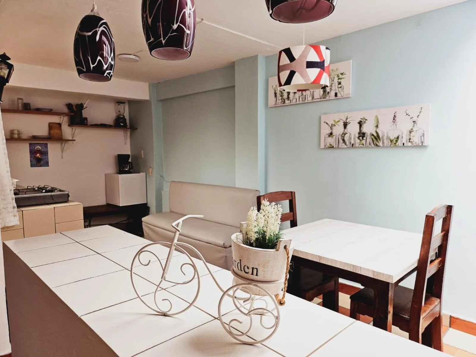 Kitchen or kitchenette in Hotel Jardines Del Carmen