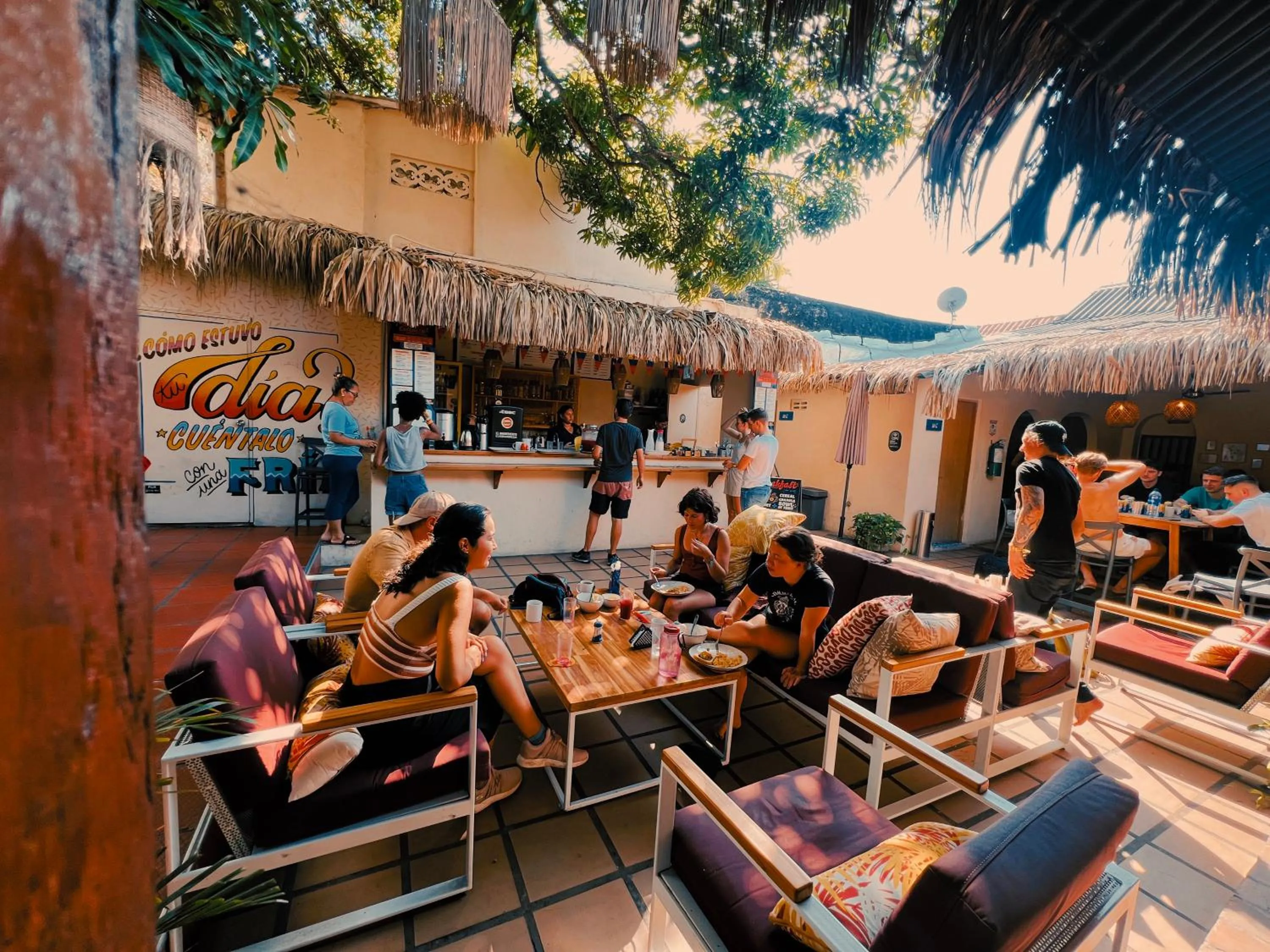 Restaurant/places to eat in Viajero Cartagena - Centro Hostel