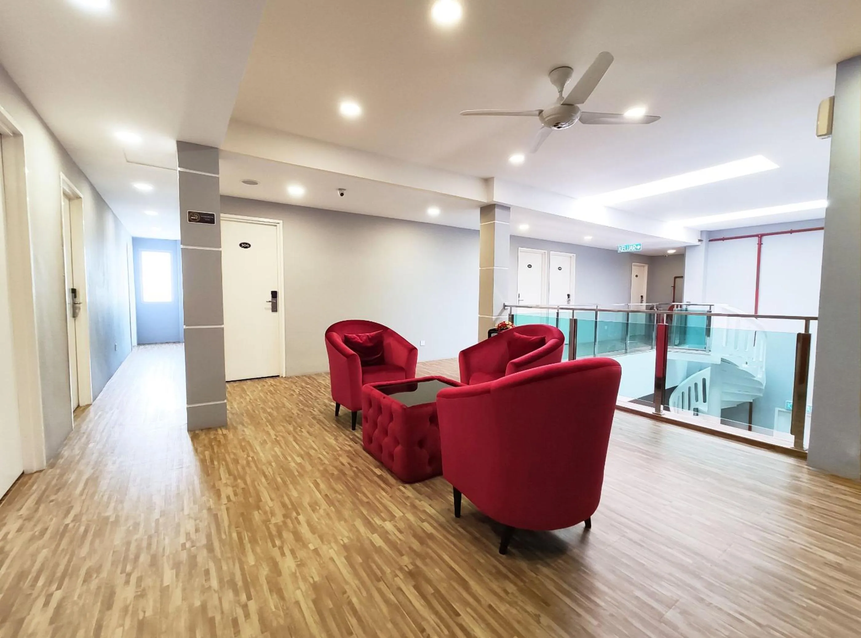 Seating area in Princess Hotel Pontian