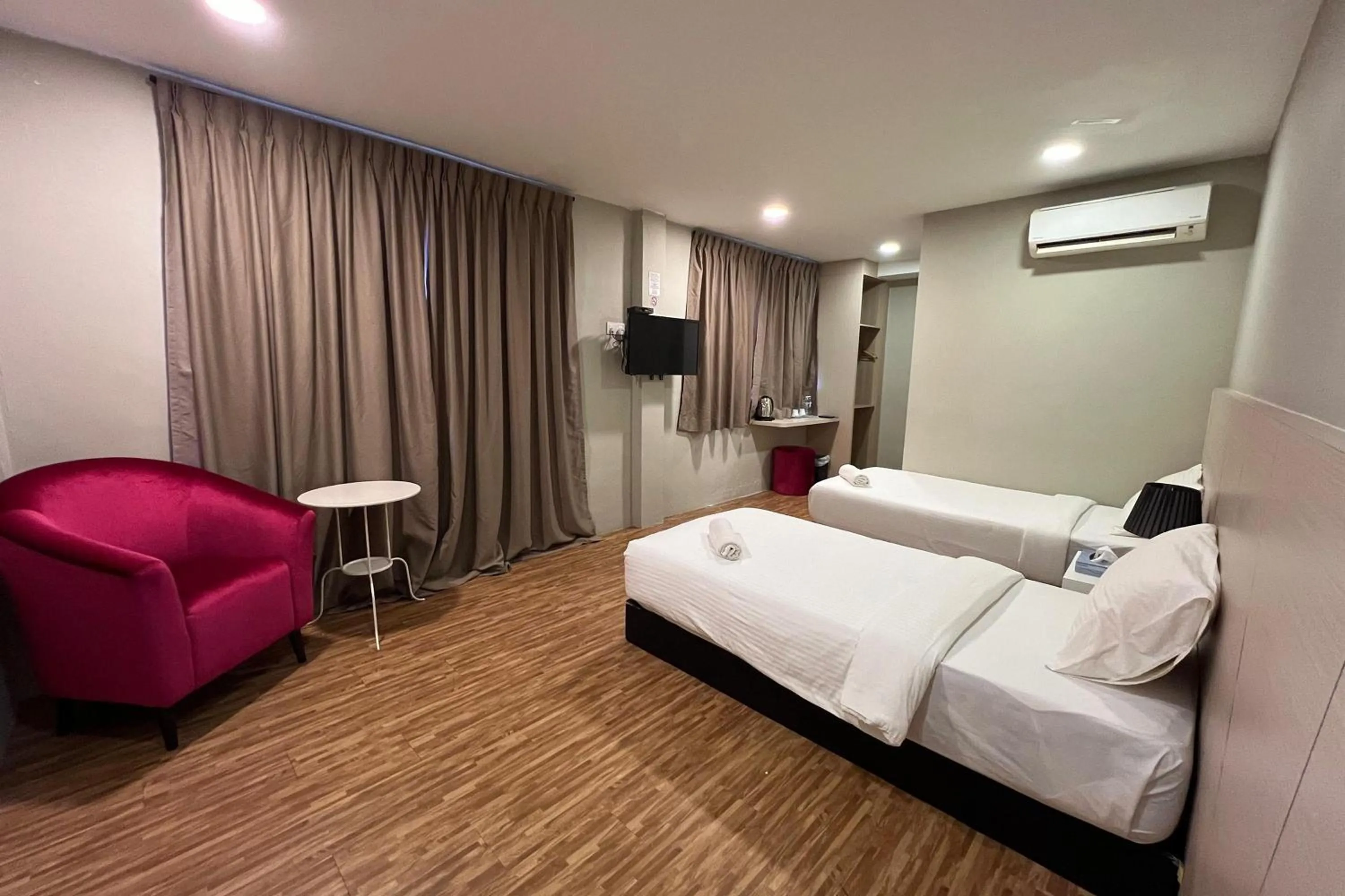 Bed in Princess Hotel Pontian