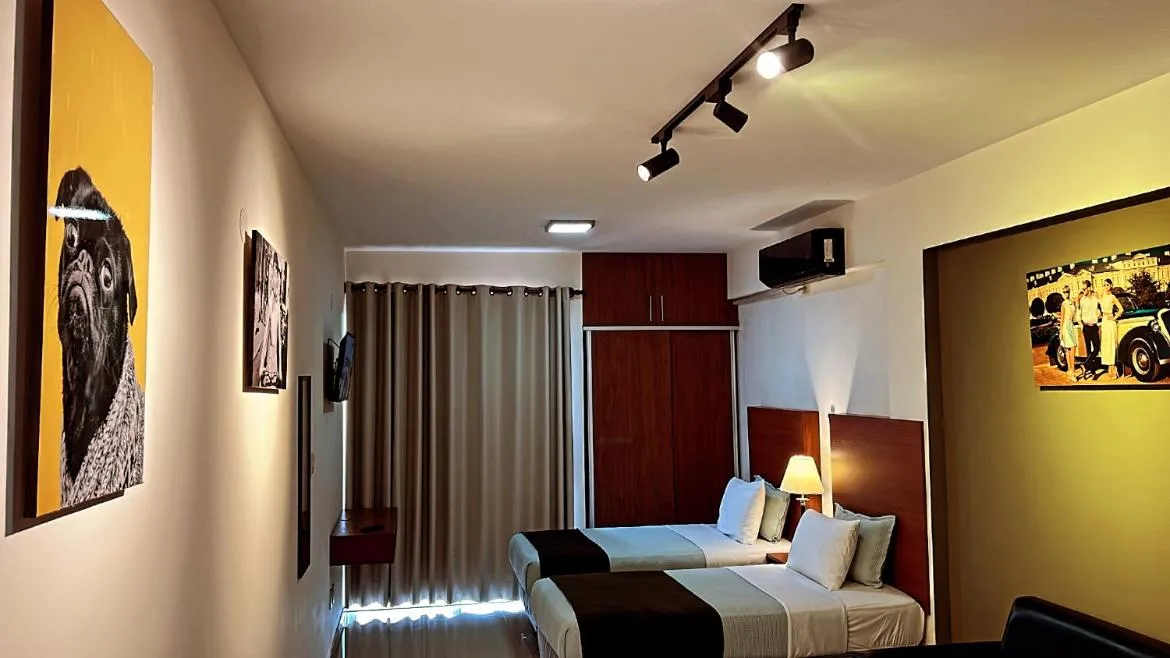 Bed in Pacifico Apart Hotel