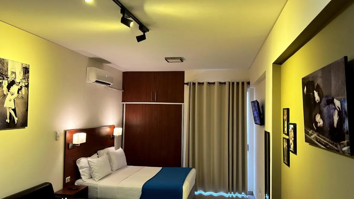 Bed in Pacifico Apart Hotel