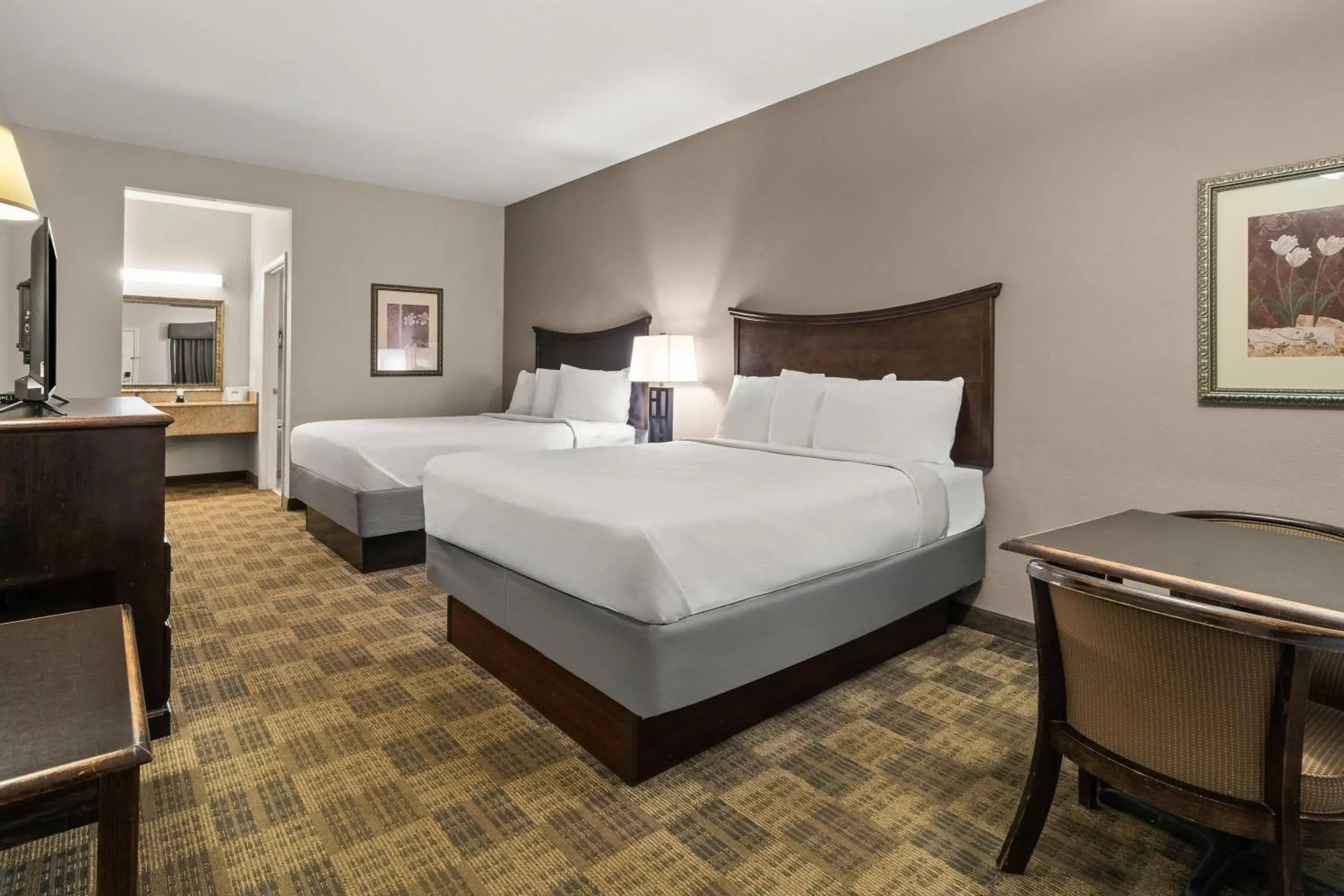 Queen Room with Two Queen Beds - Non-Smoking in Americas Best Value Inn Byhalia Queen Room with Two Queen Beds - Non-Smoking in Americas Best Value Inn Byhalia