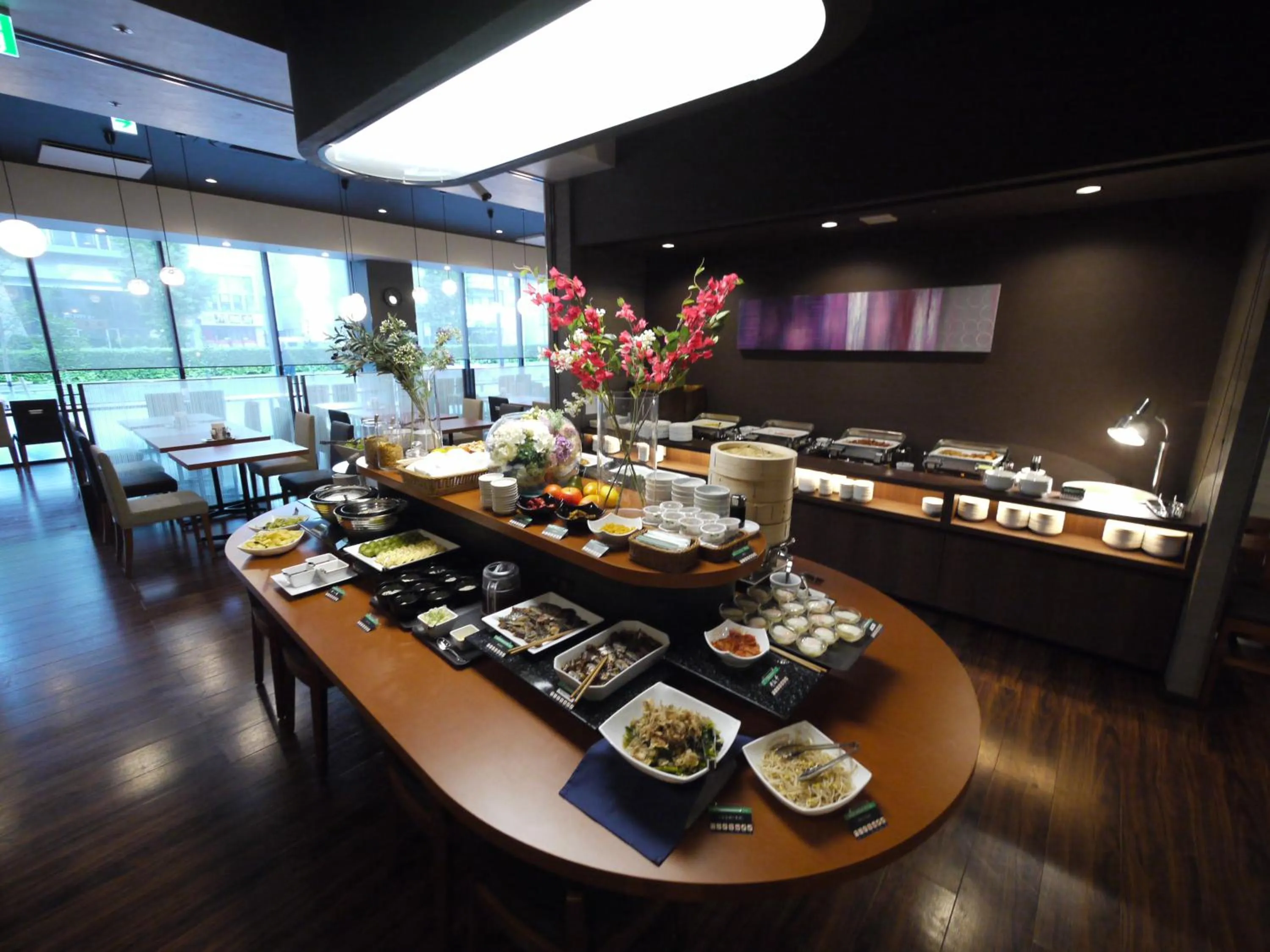 Buffet breakfast in Hotel Route-Inn Grand Tokyo Asakusabashi
