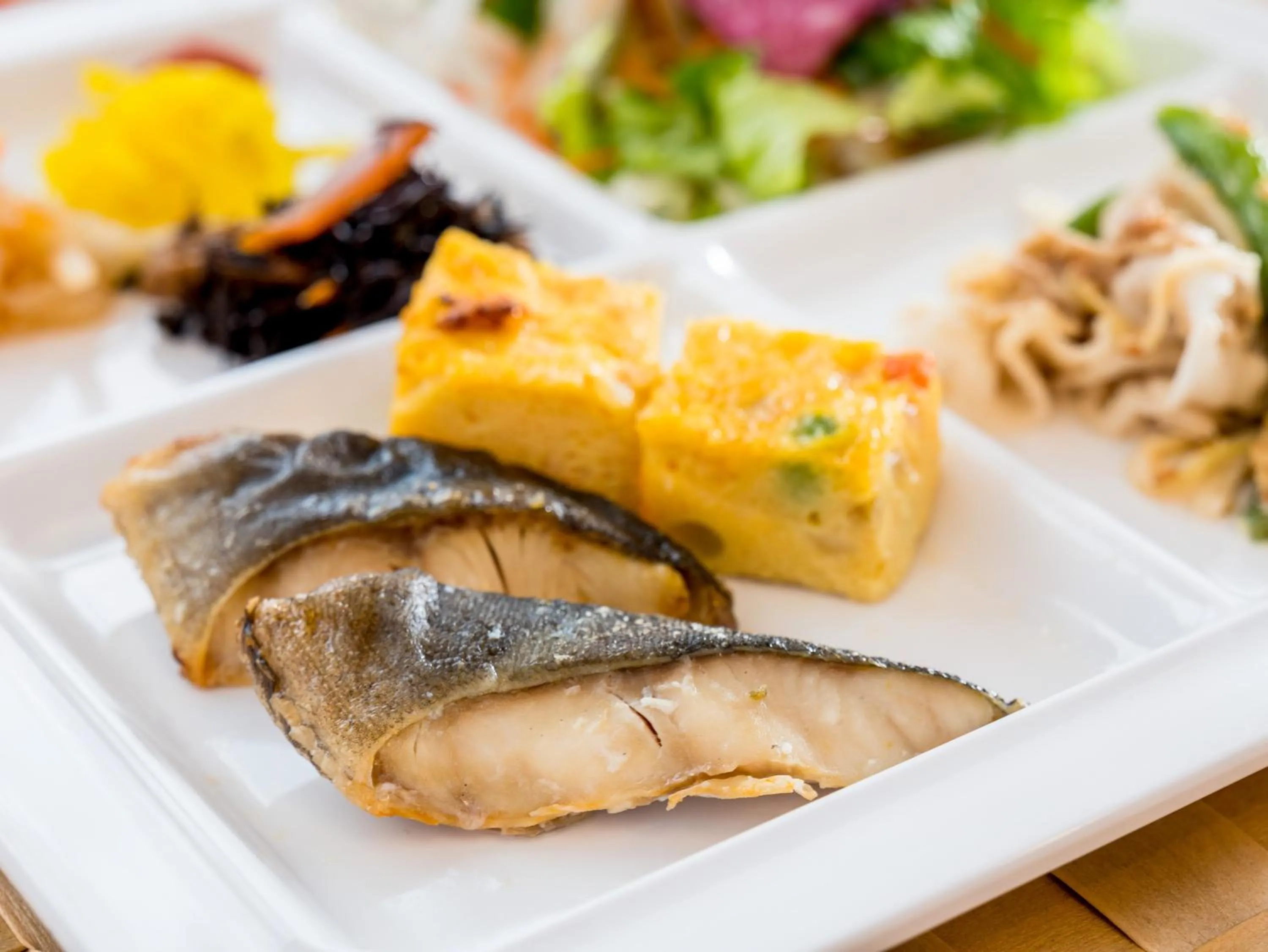 Buffet breakfast in Super Hotel Nara Yamato Koriyama