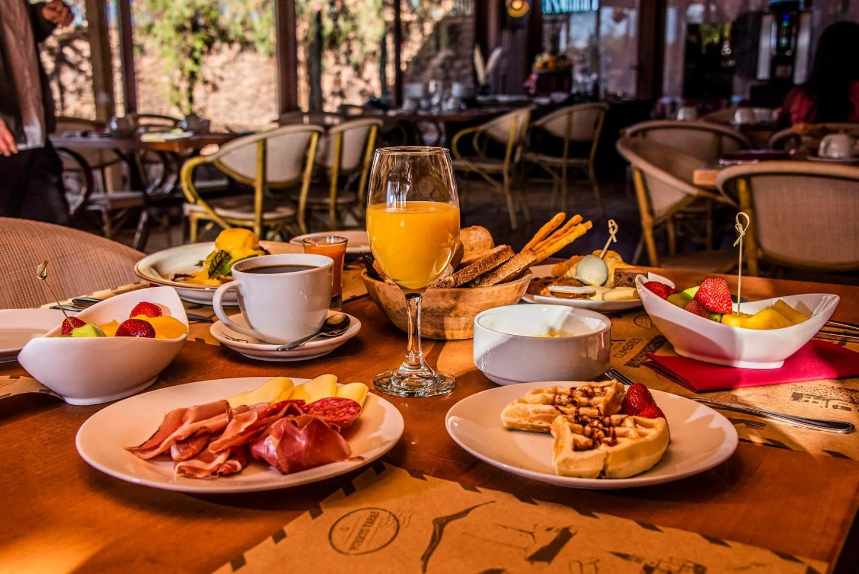 Breakfast in Hotel Cumbres San Pedro de Atacama