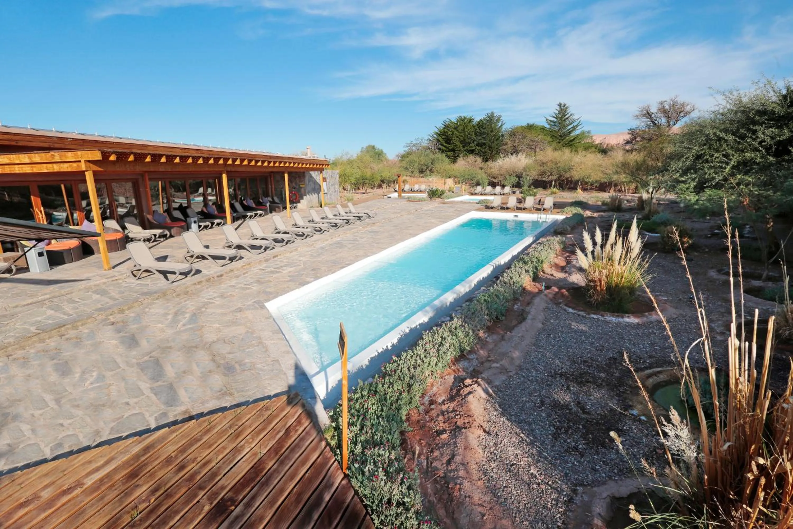 Swimming pool in Hotel Cumbres San Pedro de Atacama