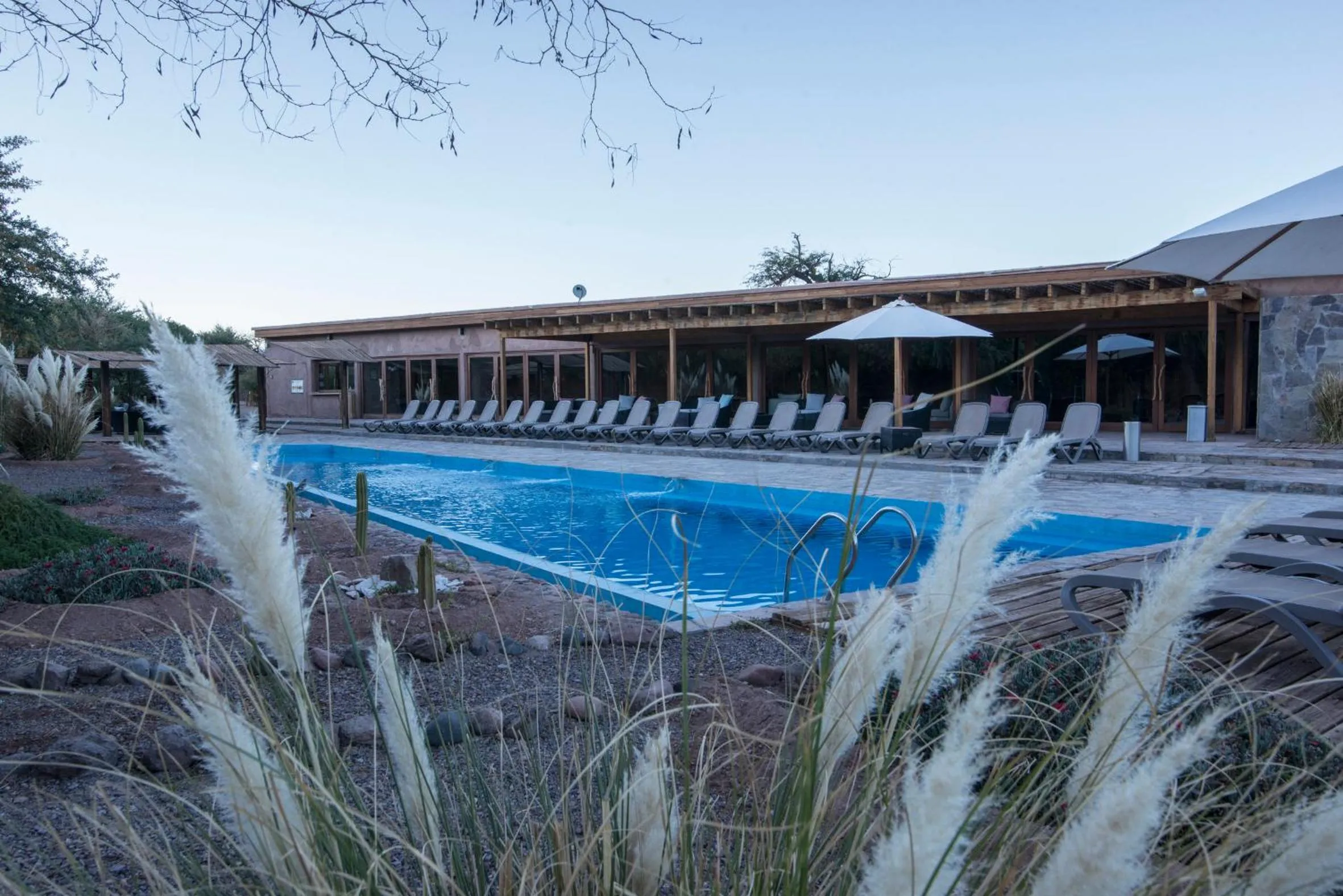 Swimming pool in Hotel Cumbres San Pedro de Atacama