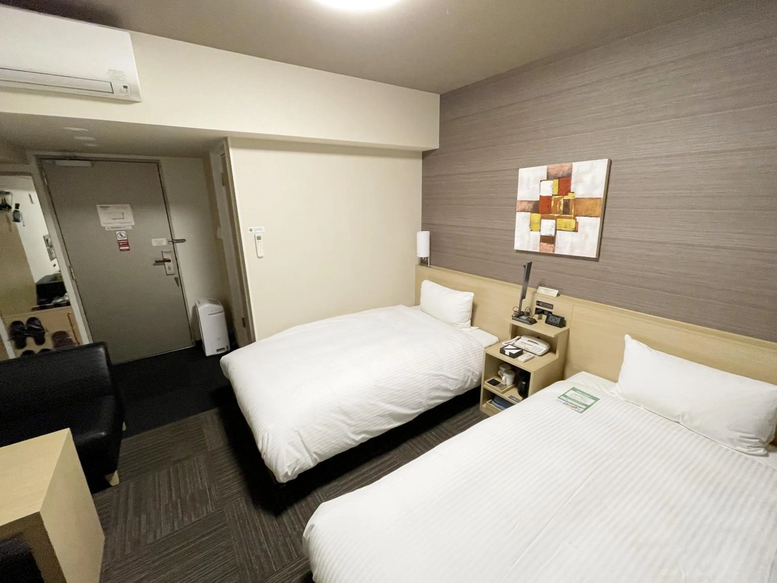 Photo of the whole room, Bed in HOTEL ROUTE-INN Osaka Takaishi -Hagoromo Ekimae-
