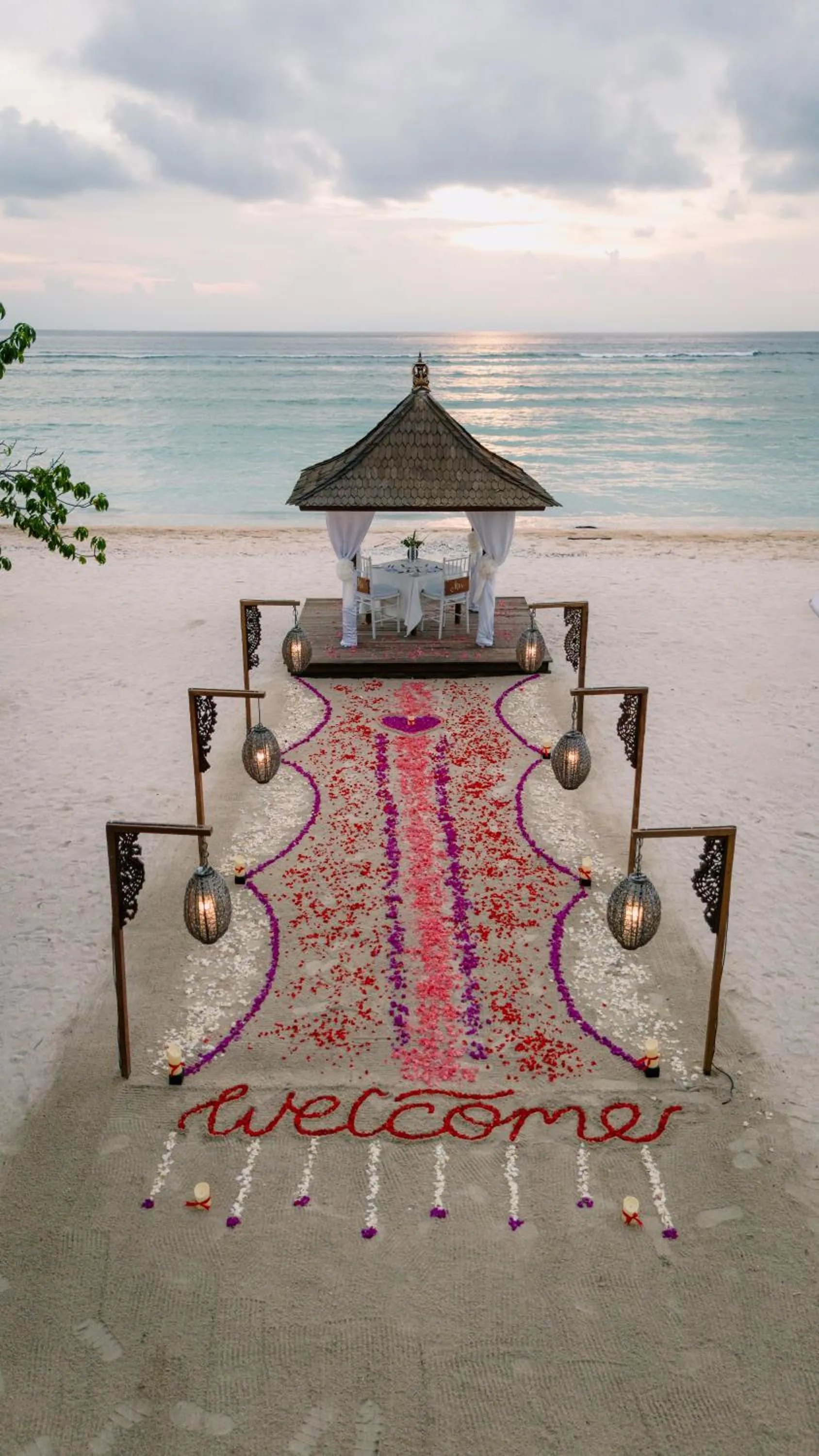 Natural landscape in Ombak Sunset