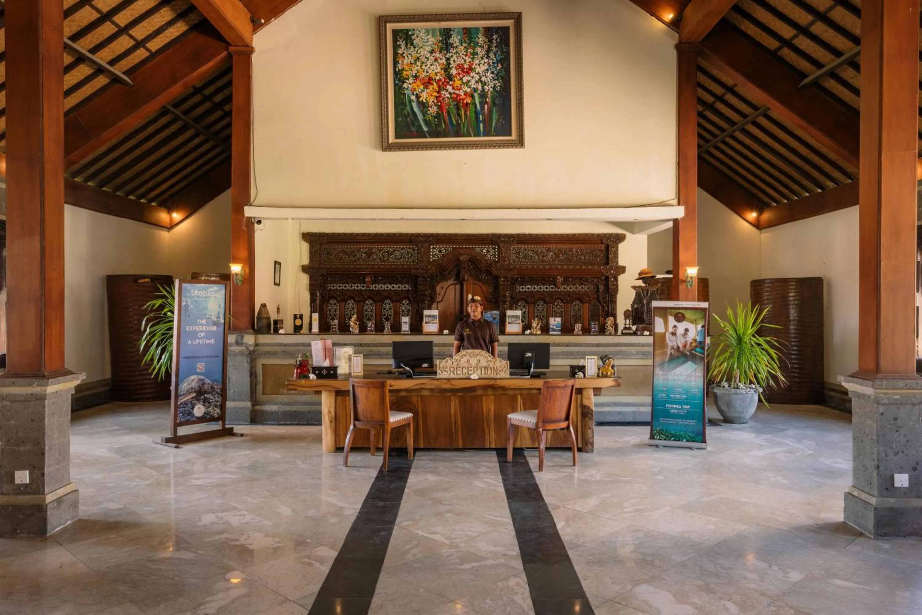 Lobby or reception in Ombak Sunset