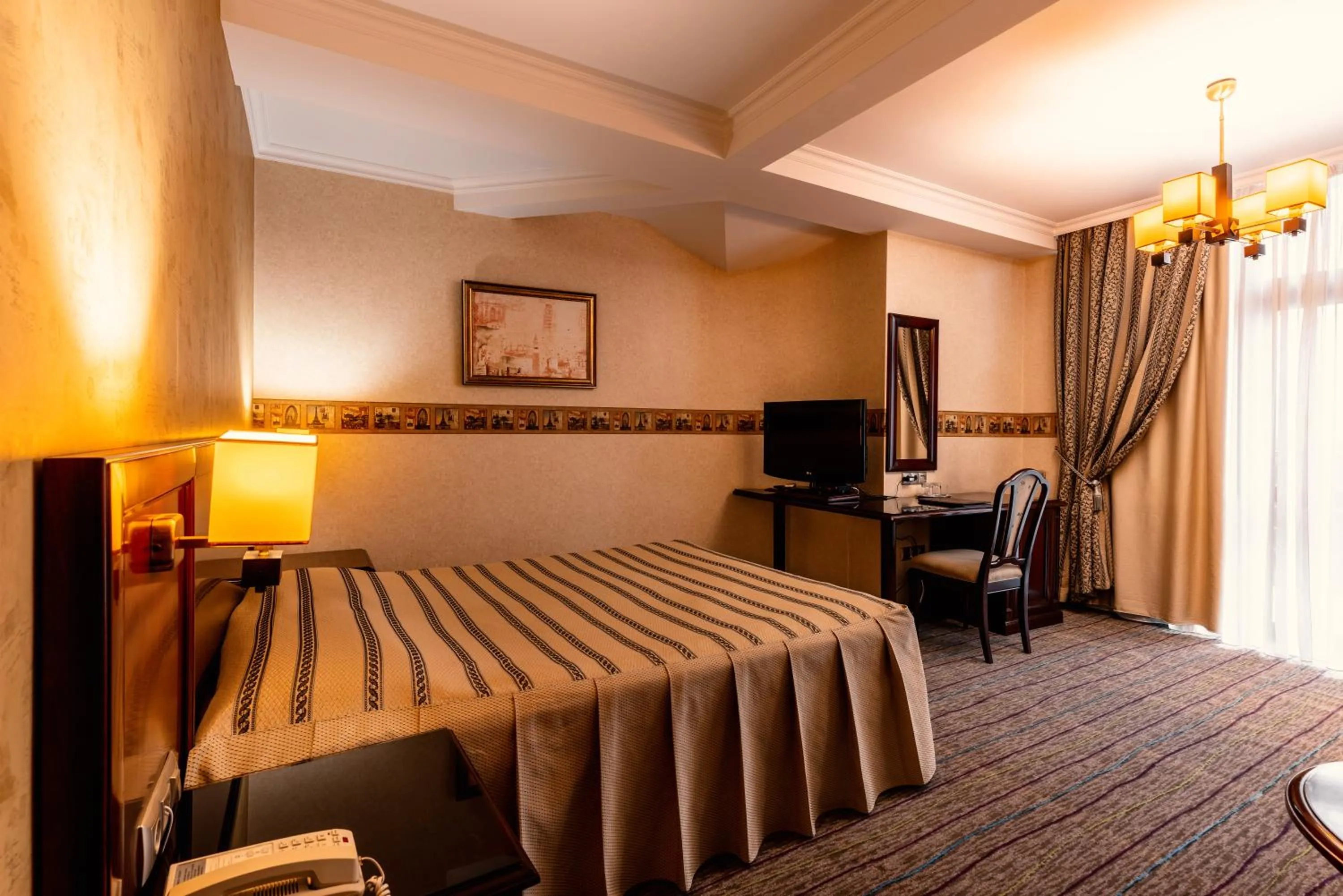 Bed in President Resort Hotel