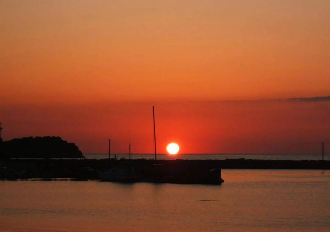 Sunset in Nishiizu Matsuzaki Itoen Hotel
