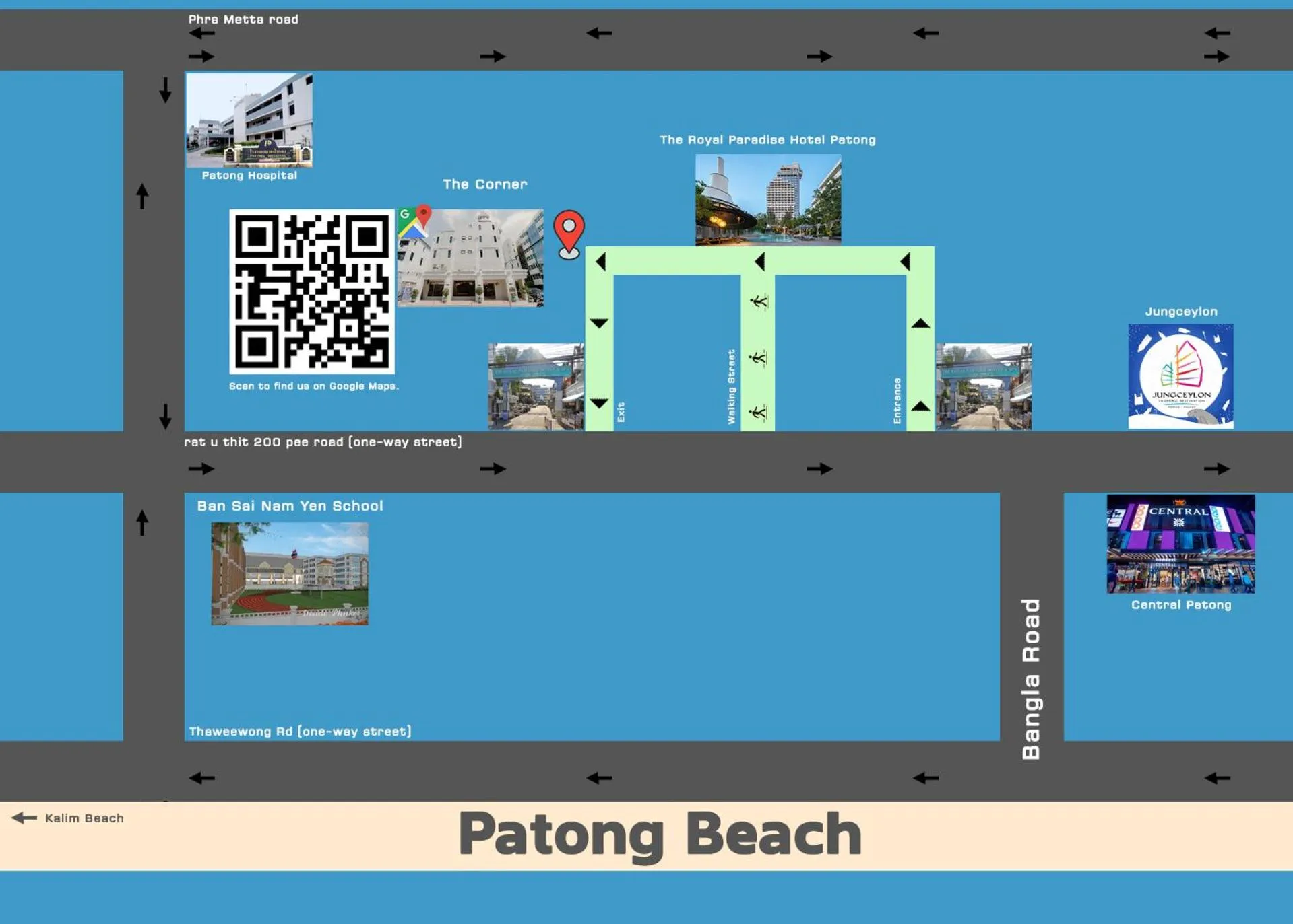 Property building in The Corner