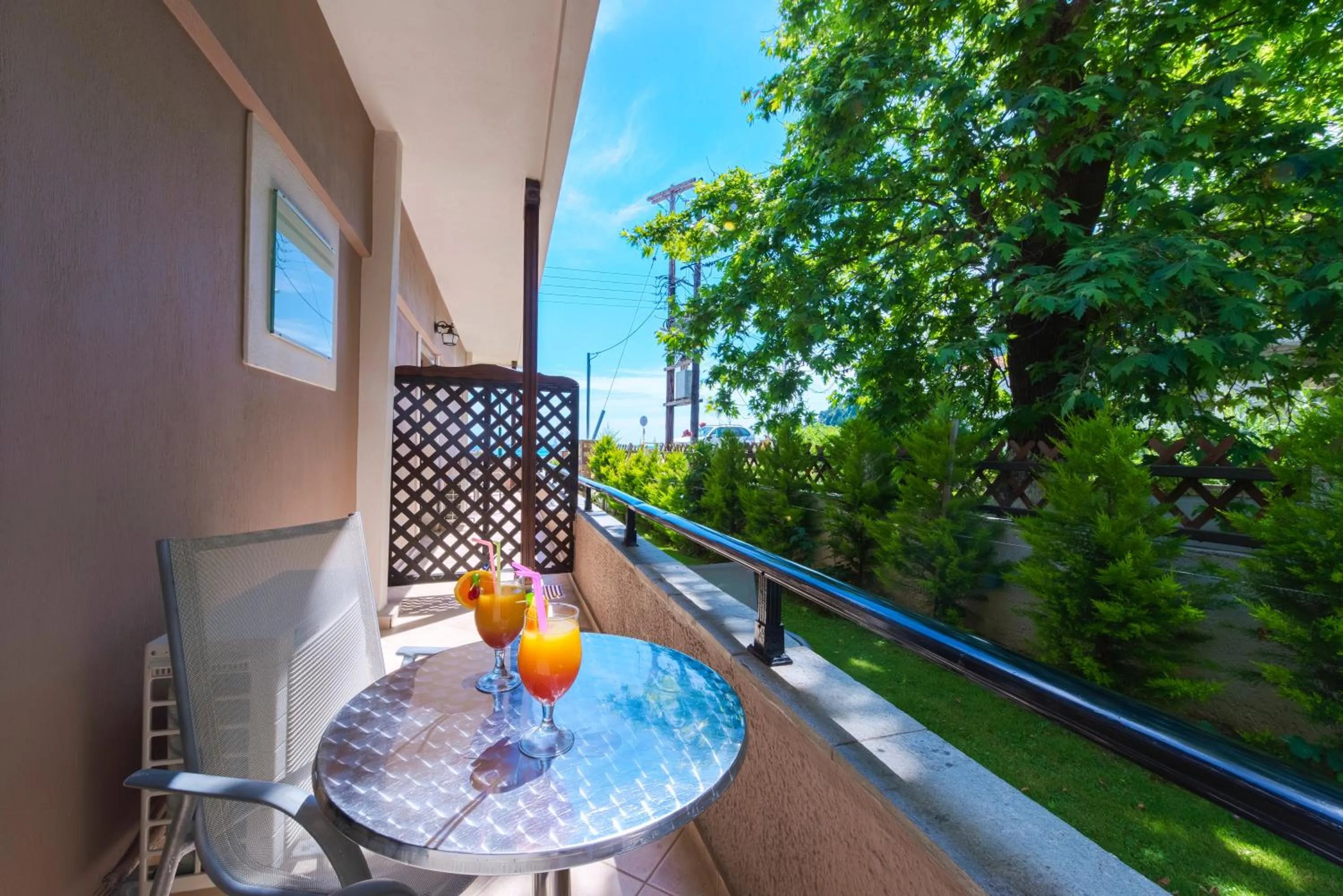 Balcony/Terrace in Kamelia & Semeli Hotel