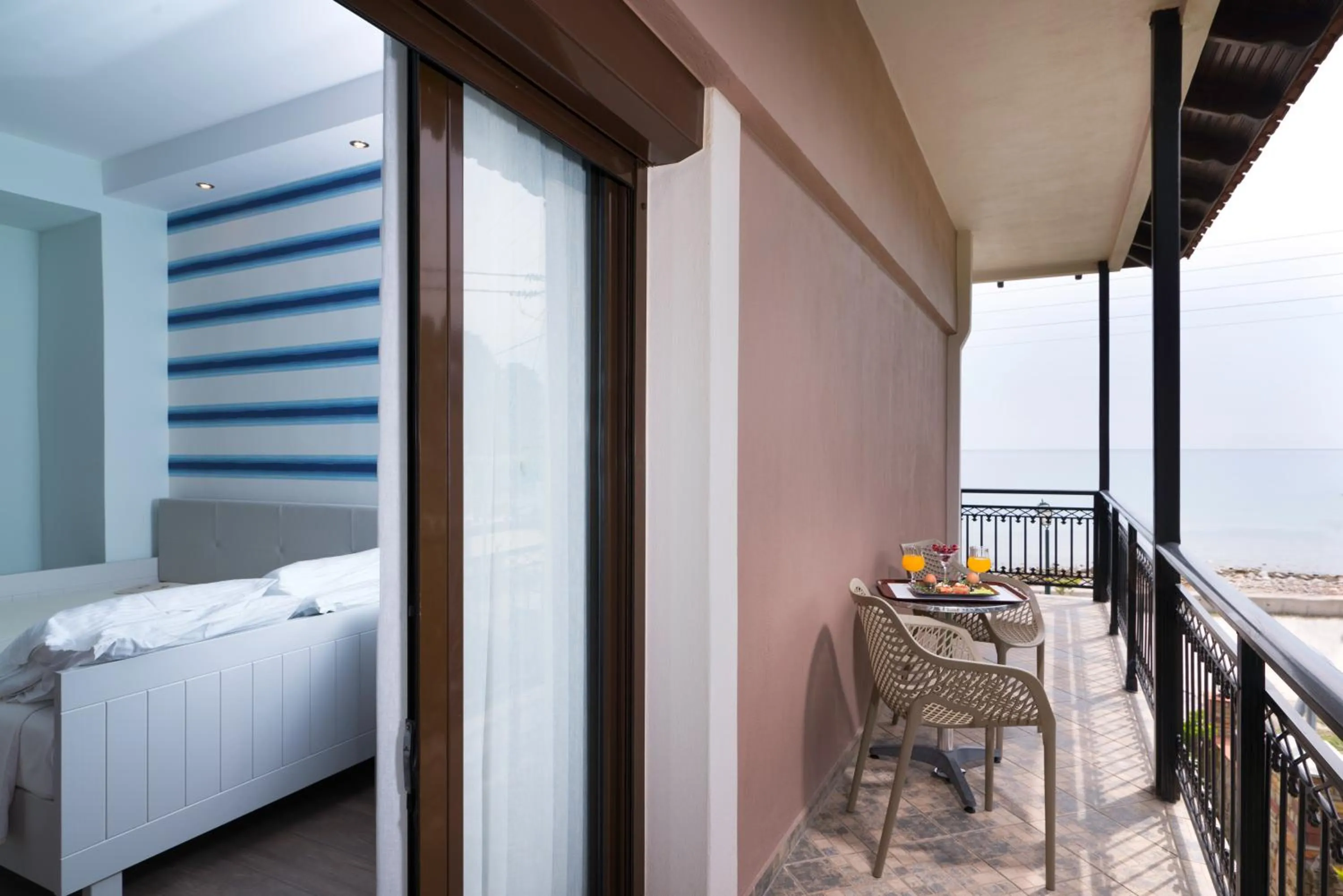 View (from property/room), Bed in Kamelia & Semeli Hotel