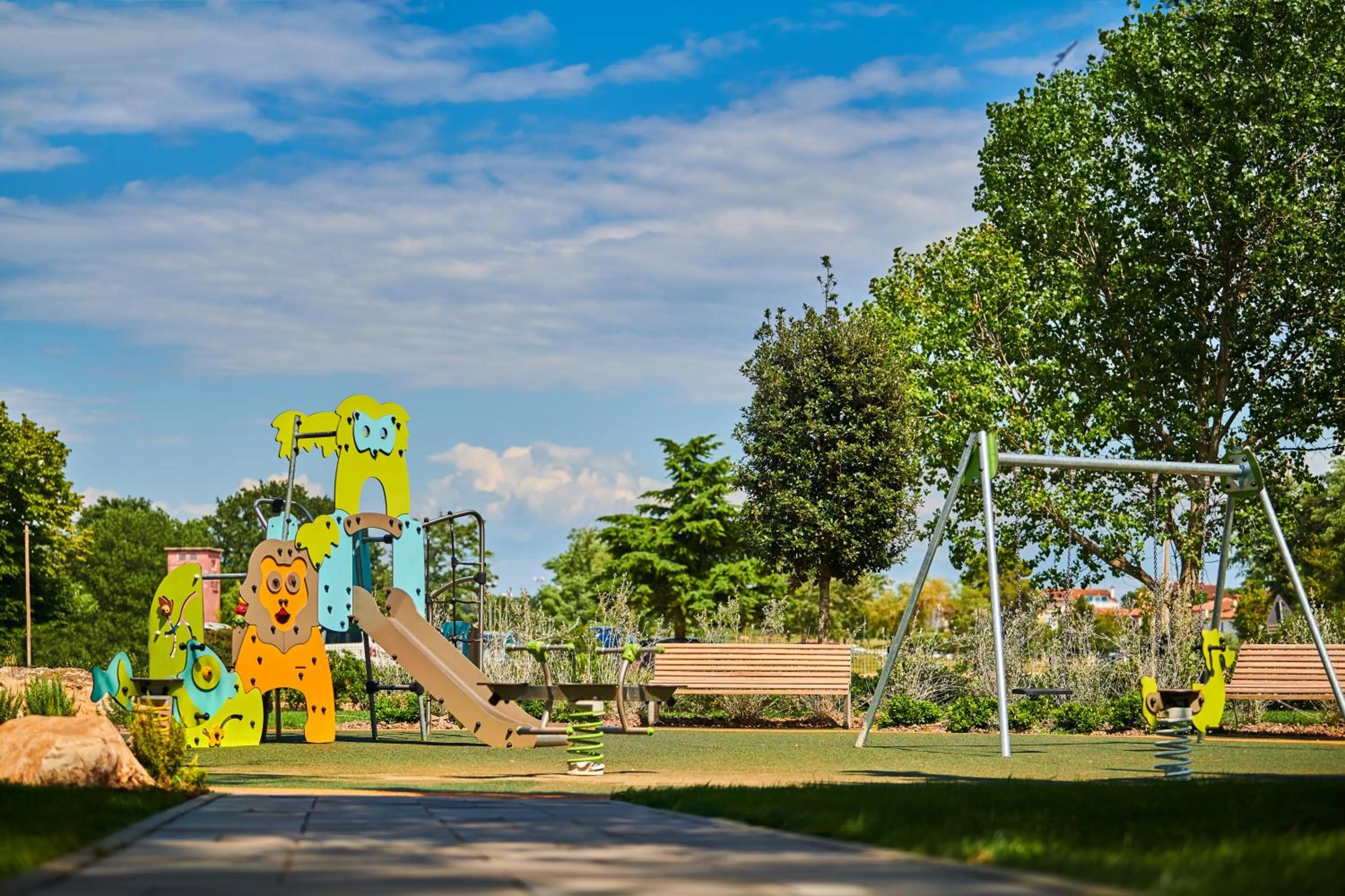 Children play ground in Garden Suites Umag Plava Laguna