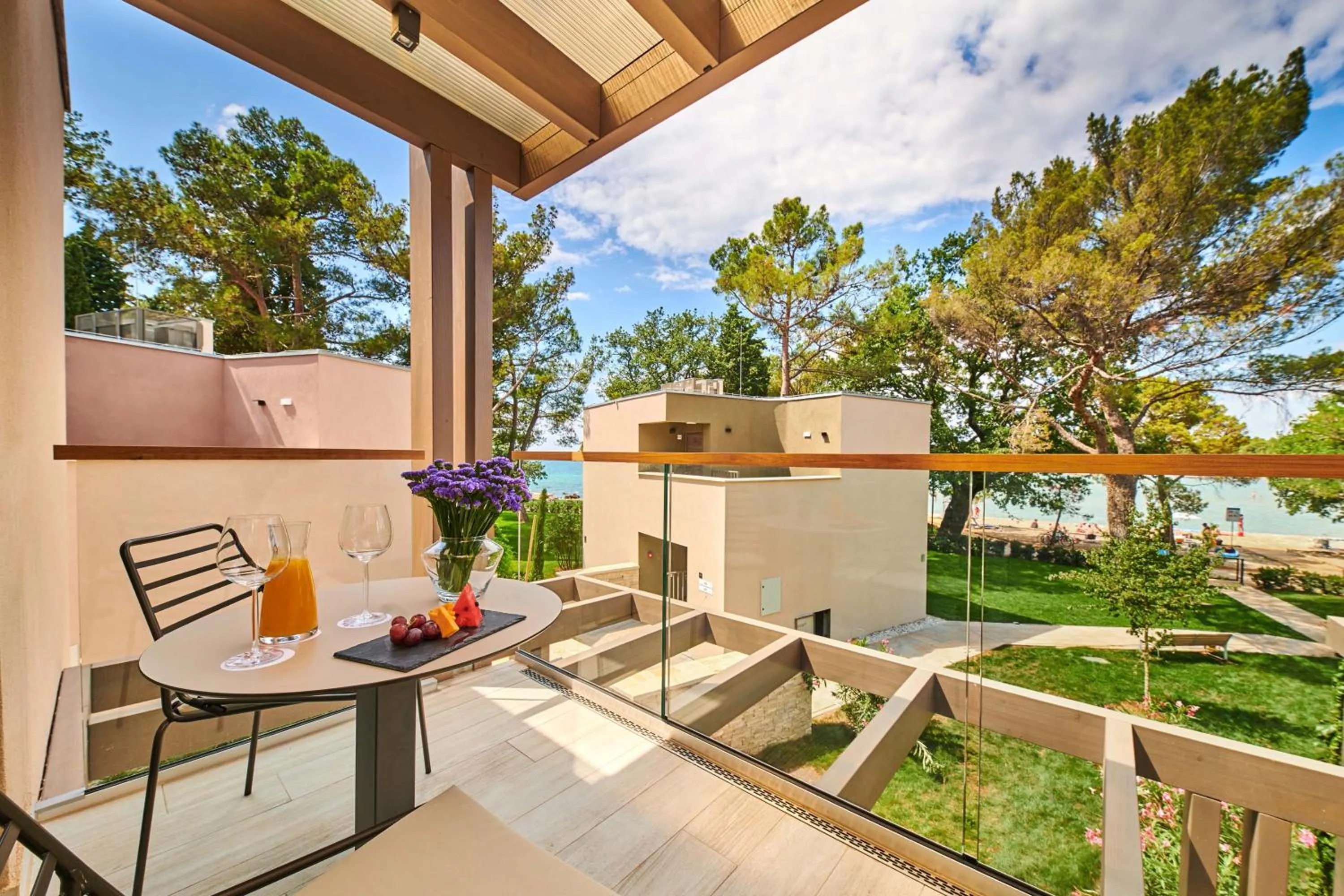 Balcony/Terrace in Garden Suites Umag Plava Laguna