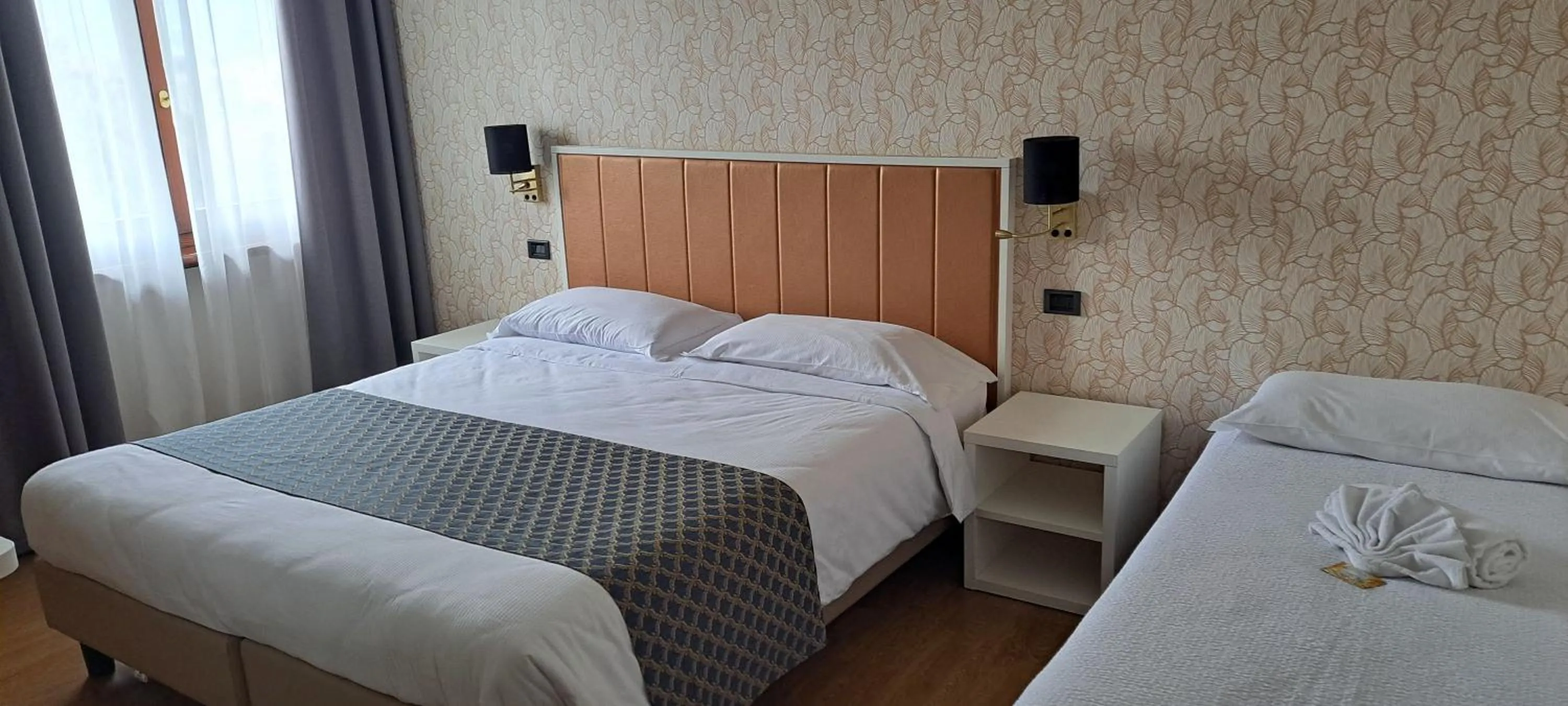 Bed in Hotel B&B Fortuna