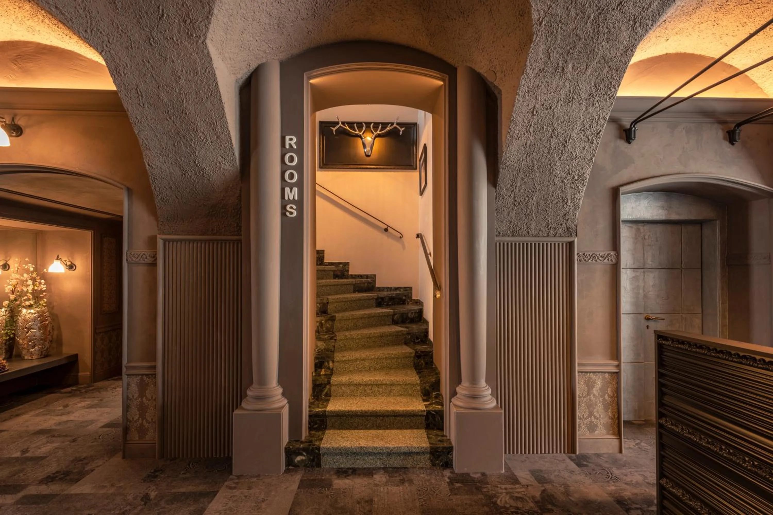 Lobby or reception in Hotel Gasthof Fischer