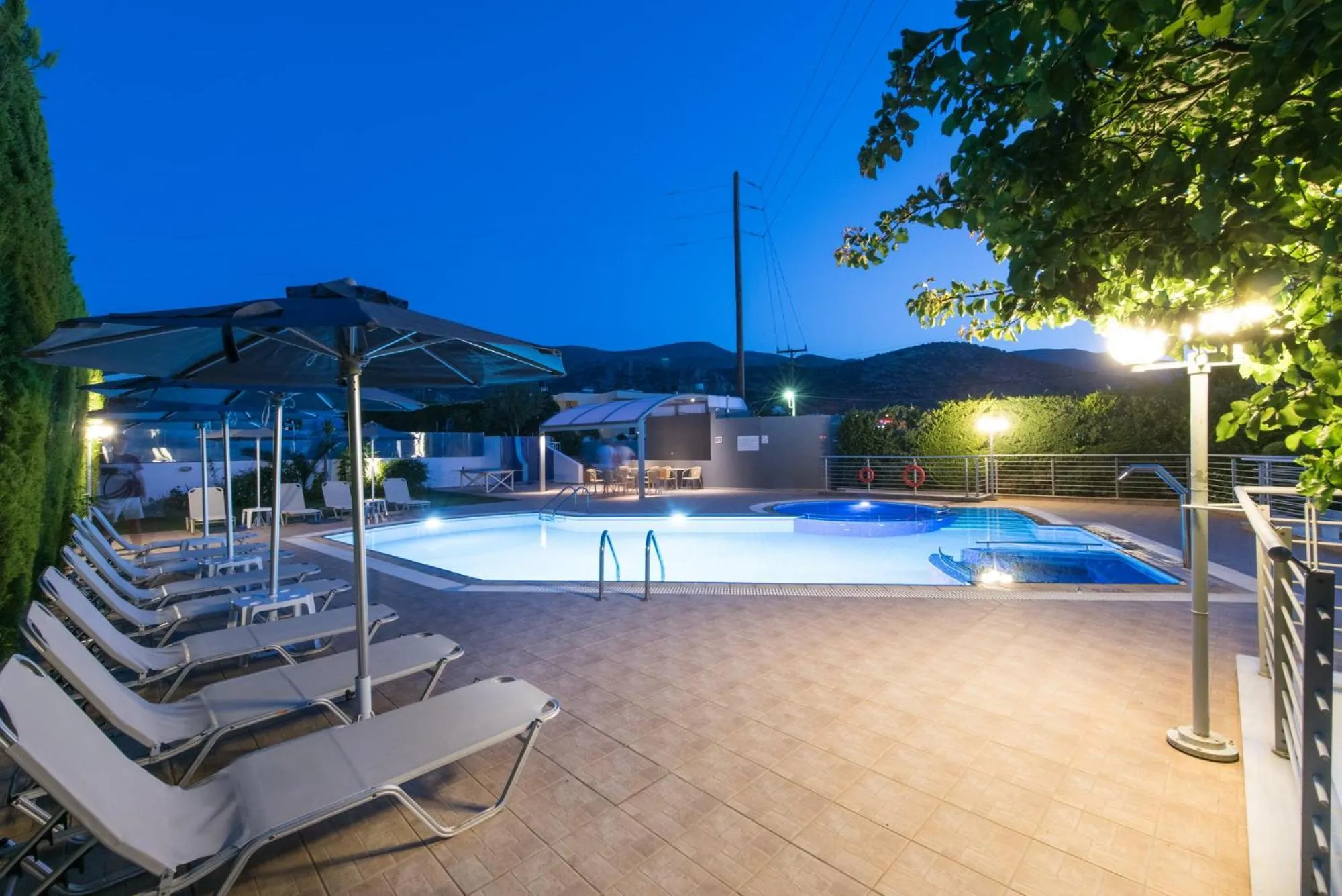 Swimming pool in Dimamiel Malia Inn