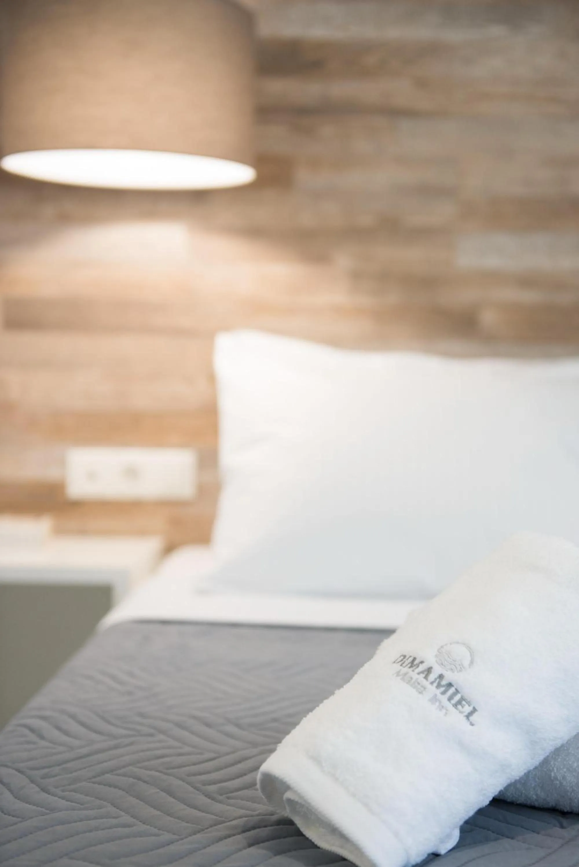 Bed in Dimamiel Malia Inn