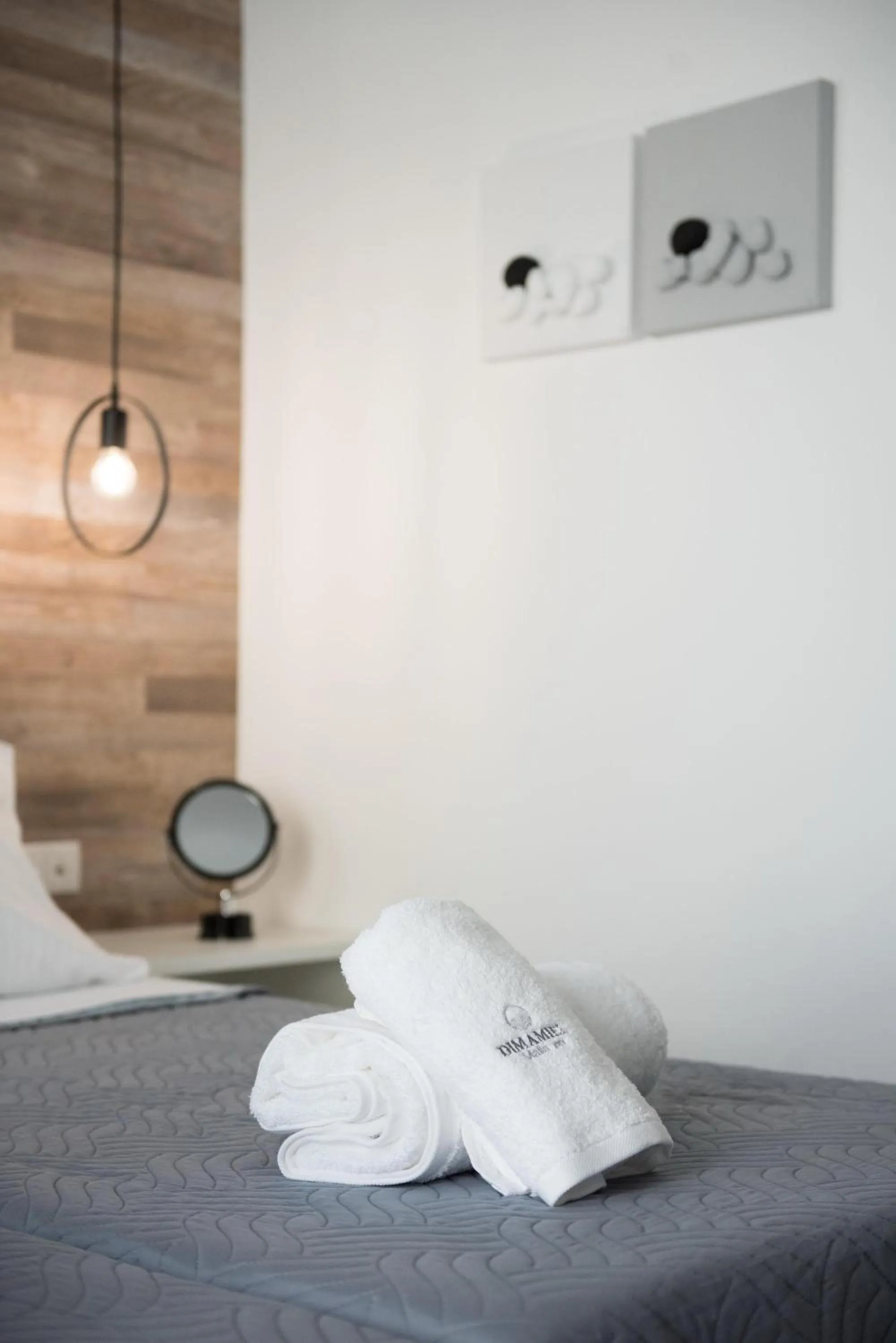 Bed in Dimamiel Malia Inn