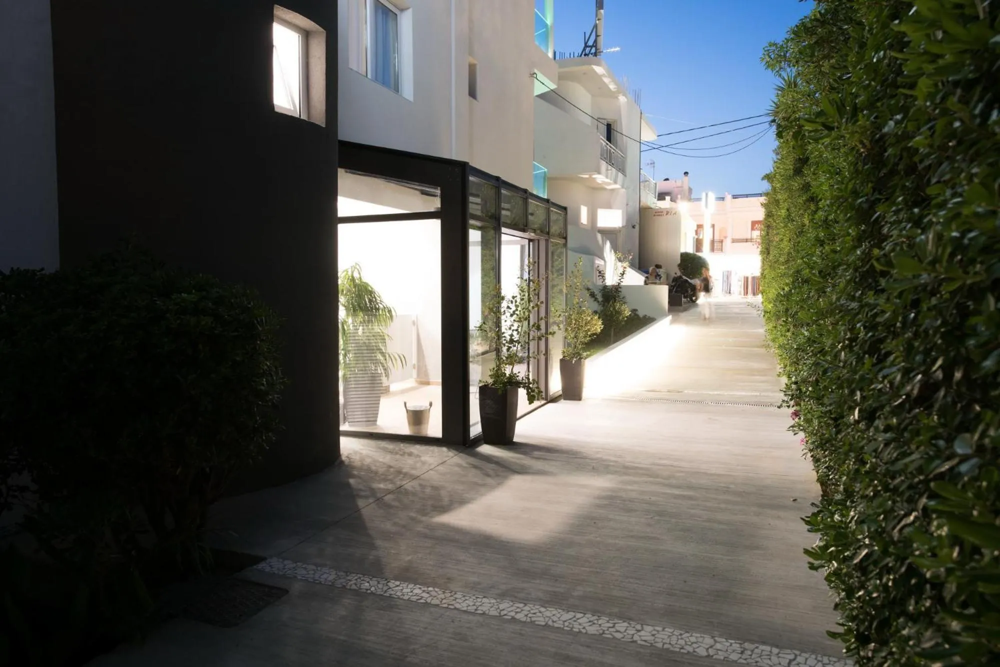 Facade/entrance in Dimamiel Malia Inn