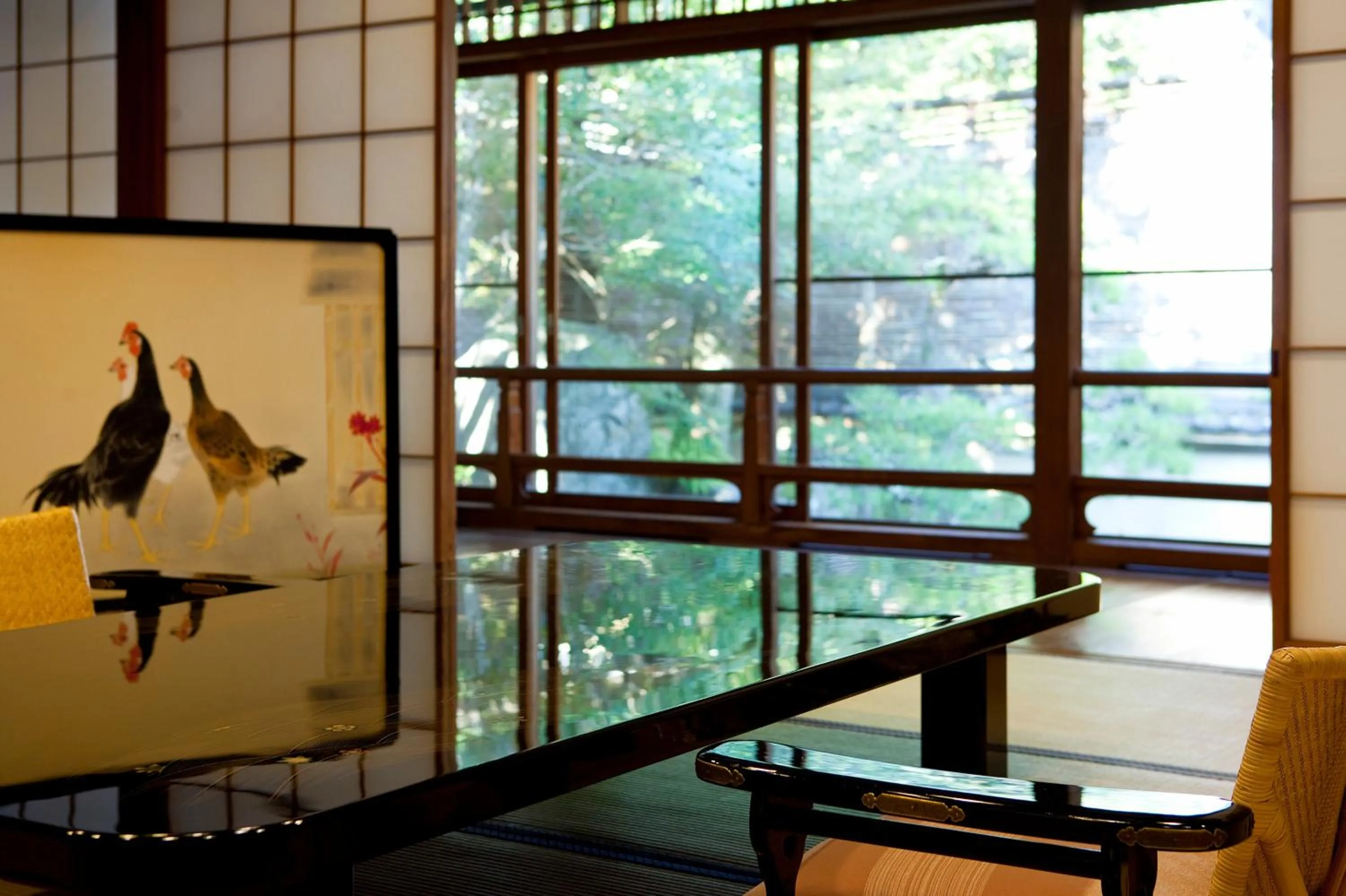 Decorative detail in Nishimuraya Honkan