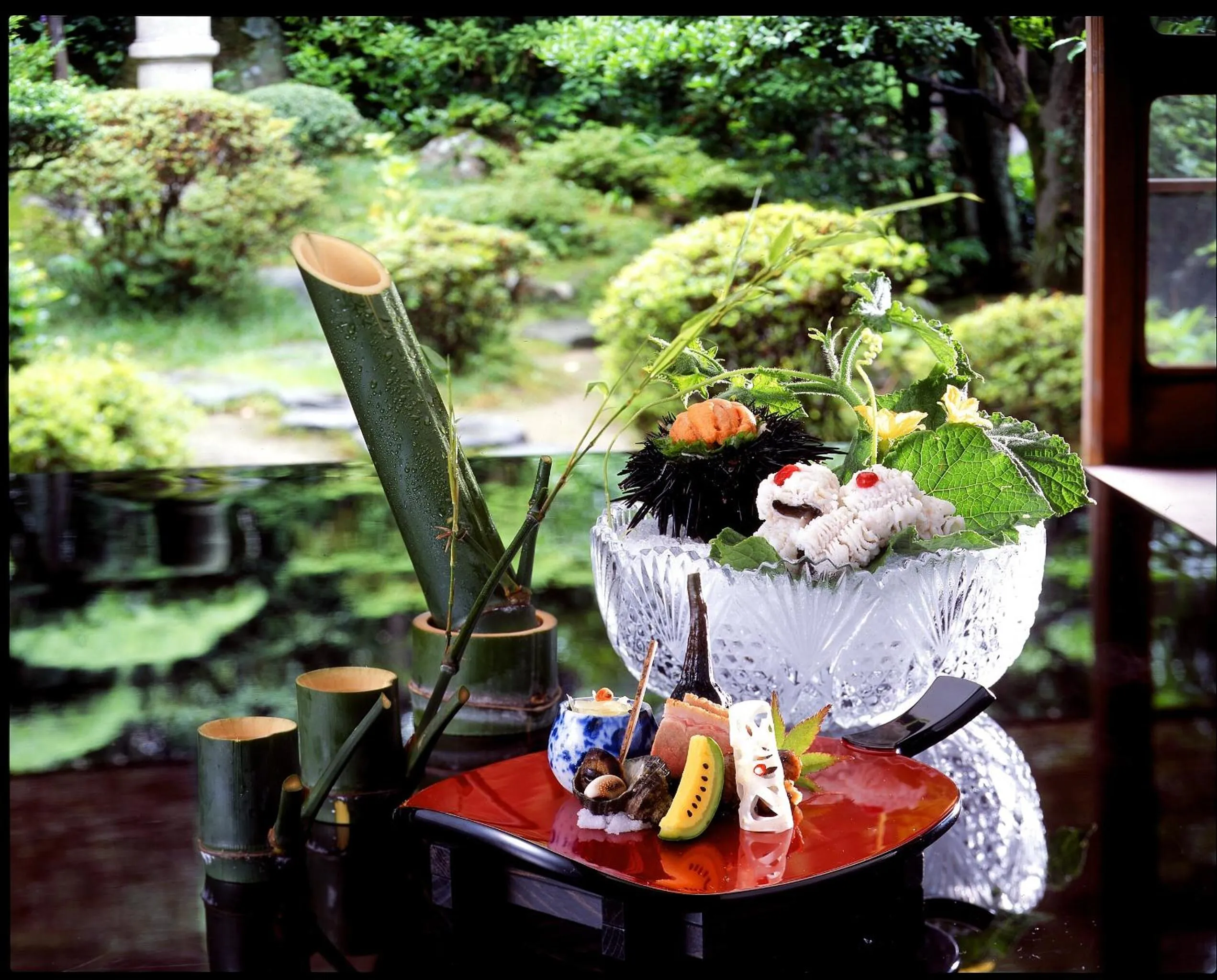 Garden in Nishimuraya Honkan