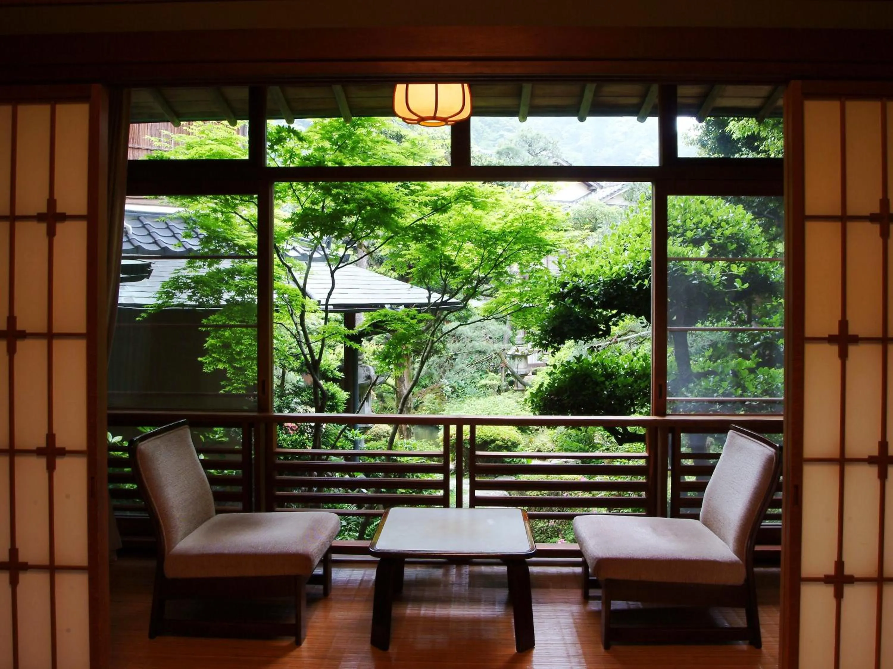 Balcony/Terrace in Nishimuraya Honkan