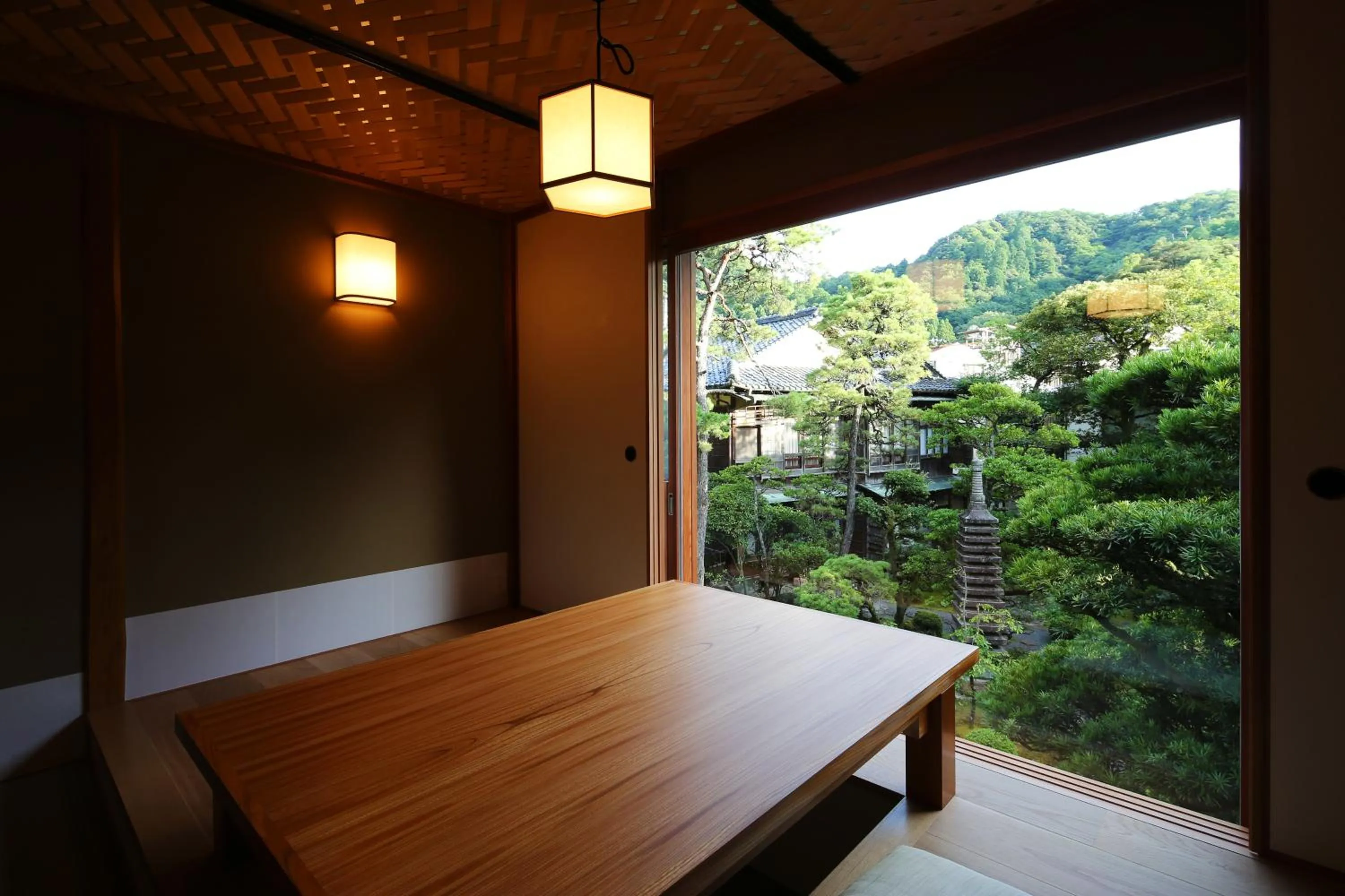 Living room in Nishimuraya Honkan