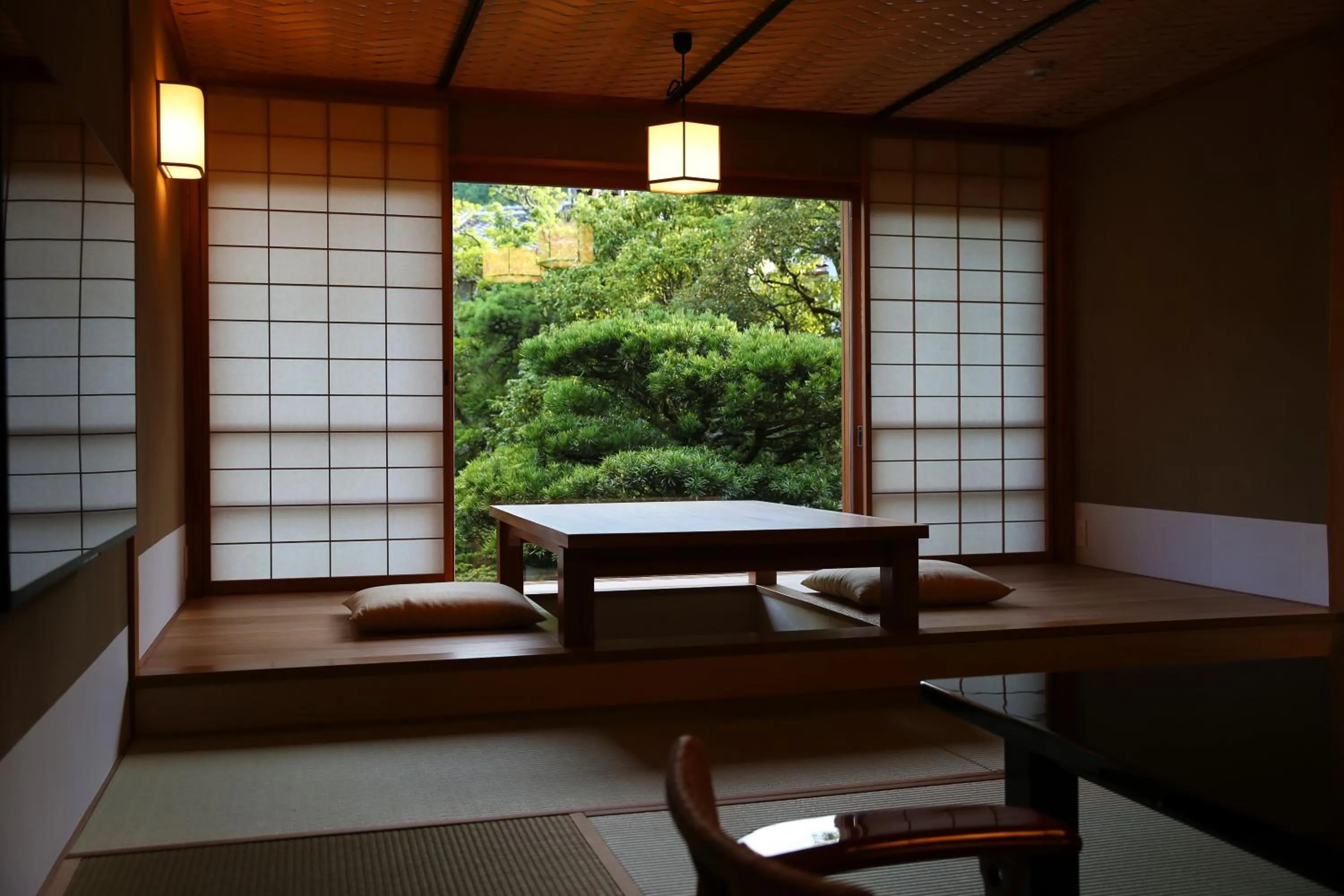 Living room in Nishimuraya Honkan