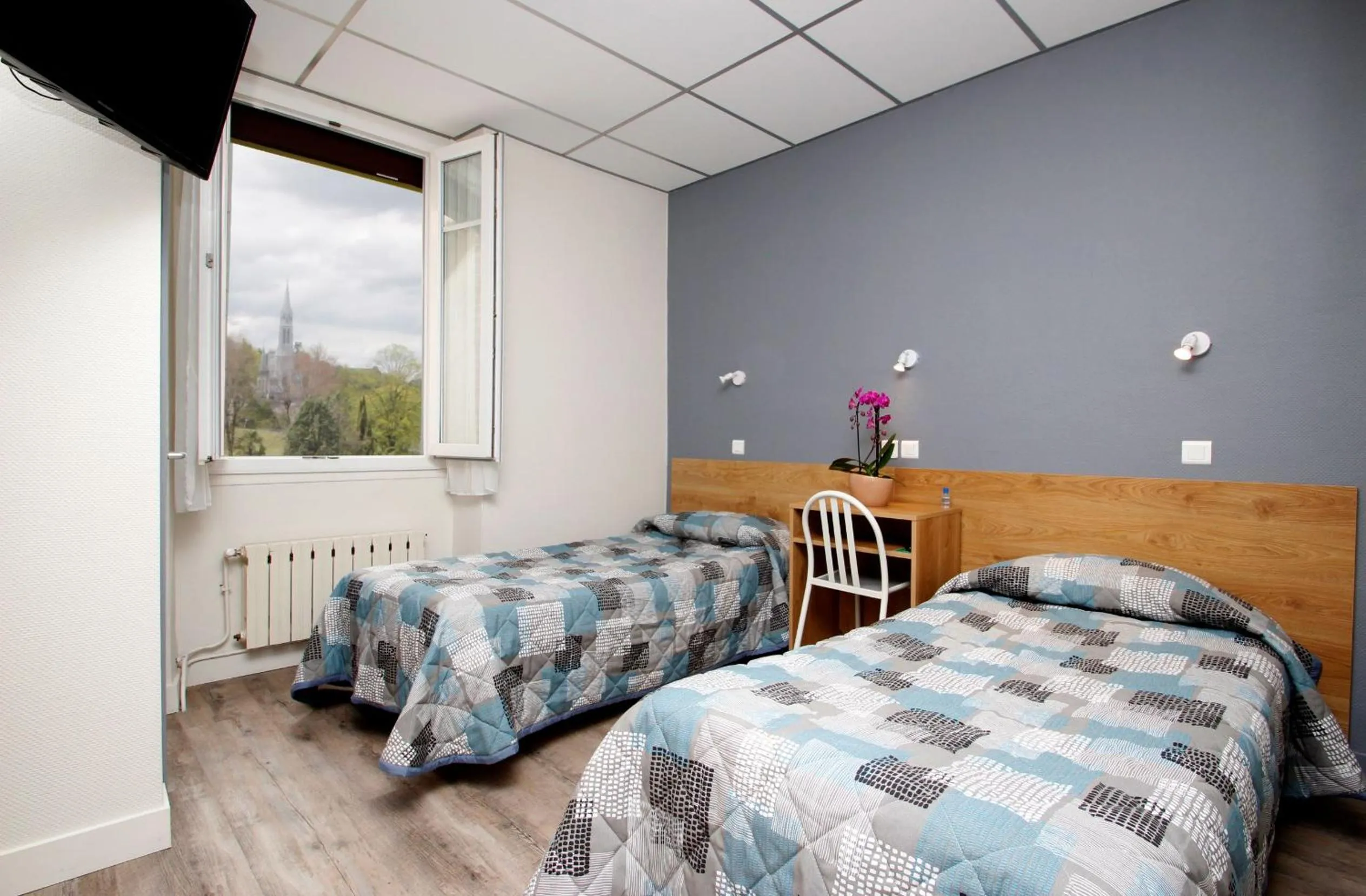 Bed in Hôtel Montfort