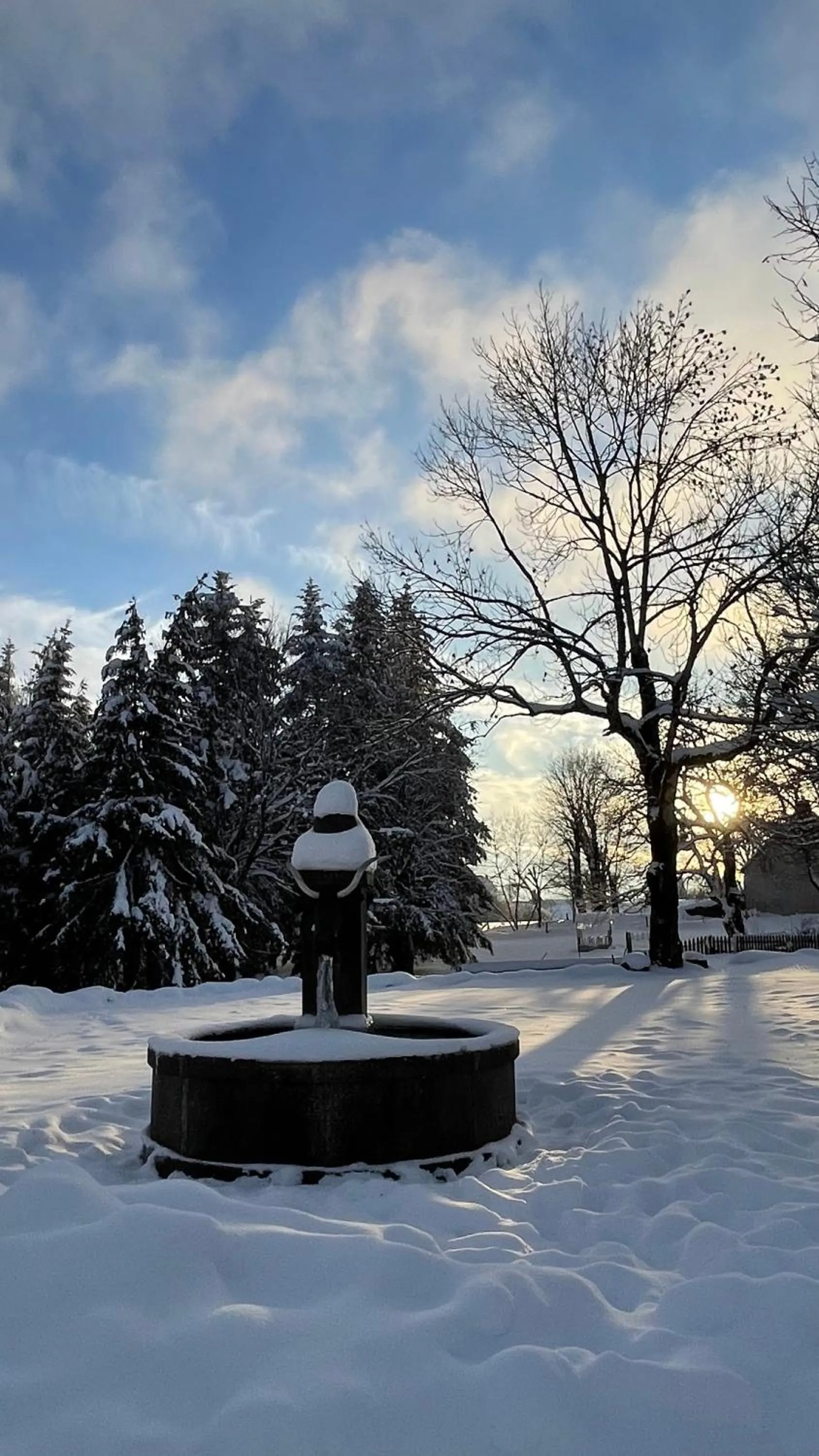 Natural landscape in Auberge du Cezallier