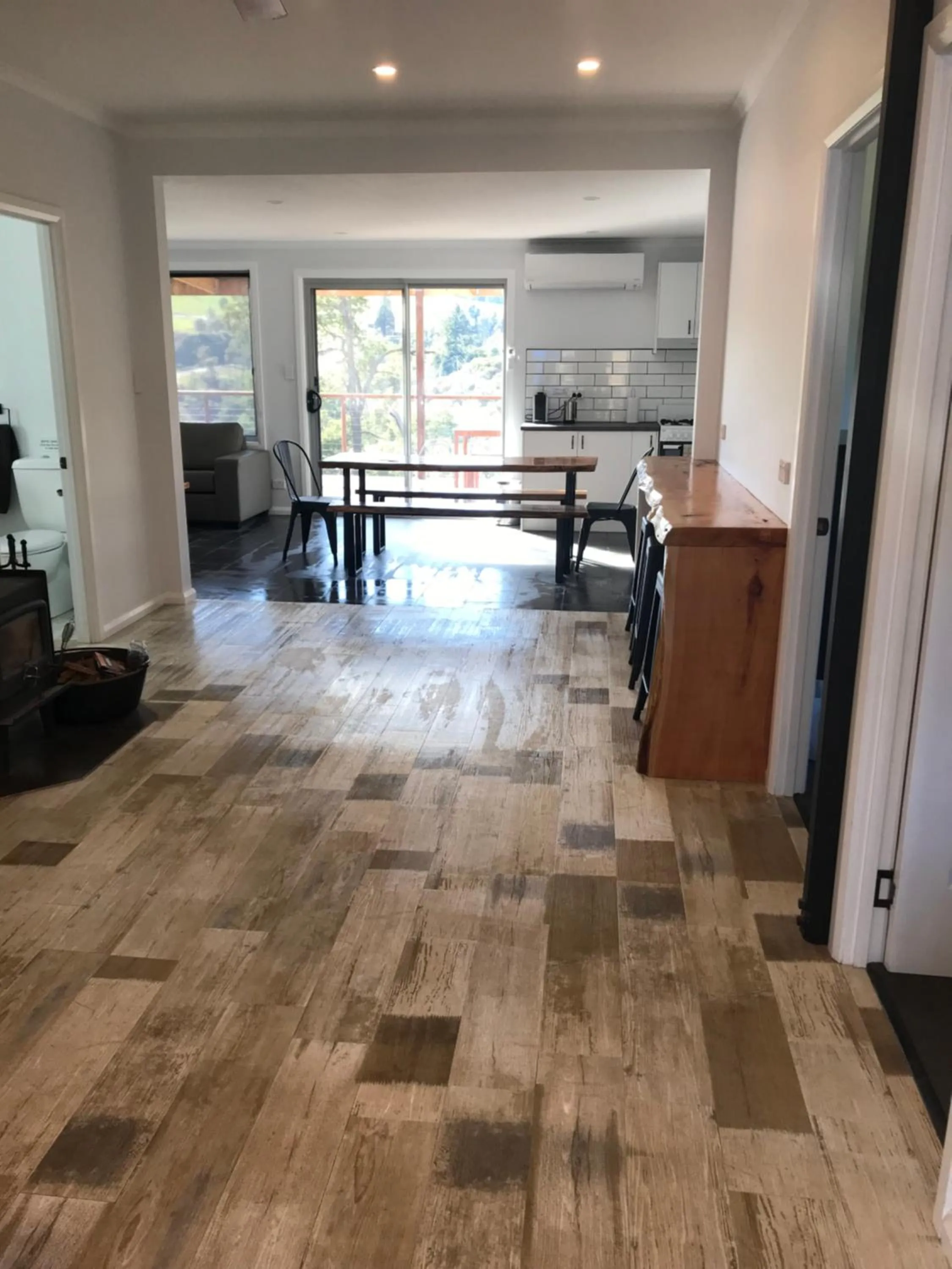 Living room in Derby Digs Barn