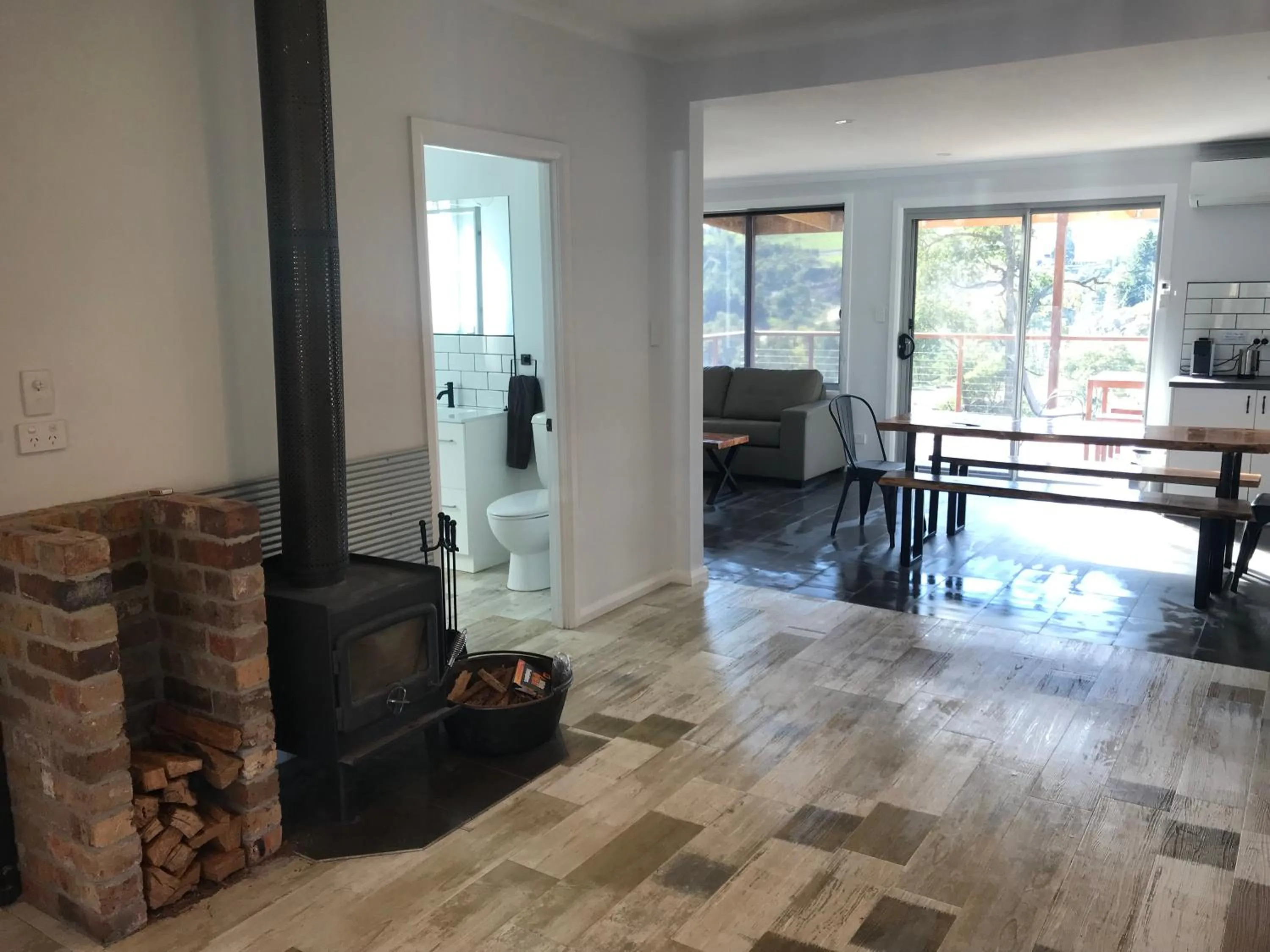 Living room in Derby Digs Barn