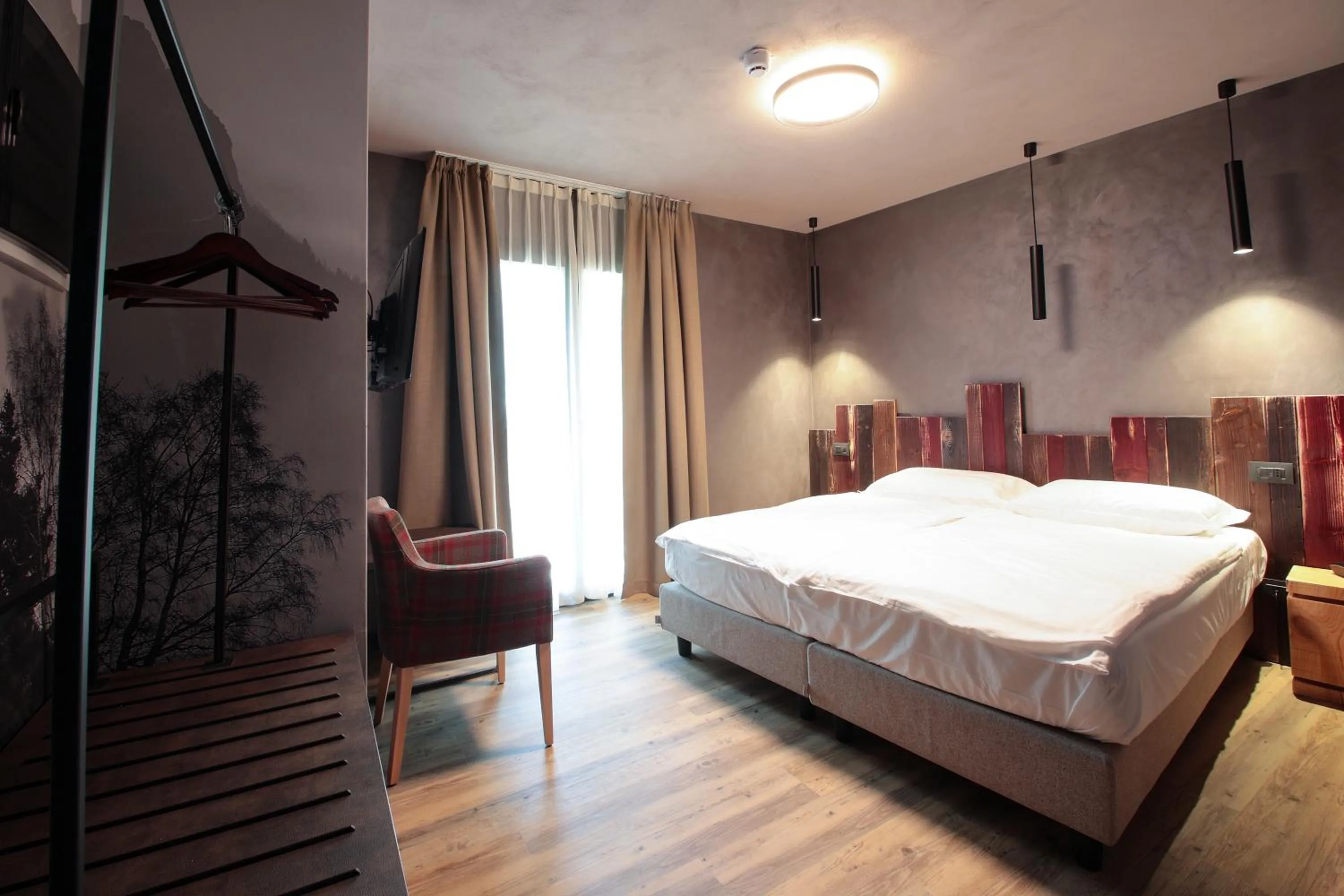 Bed in Crimea Wine Hotel