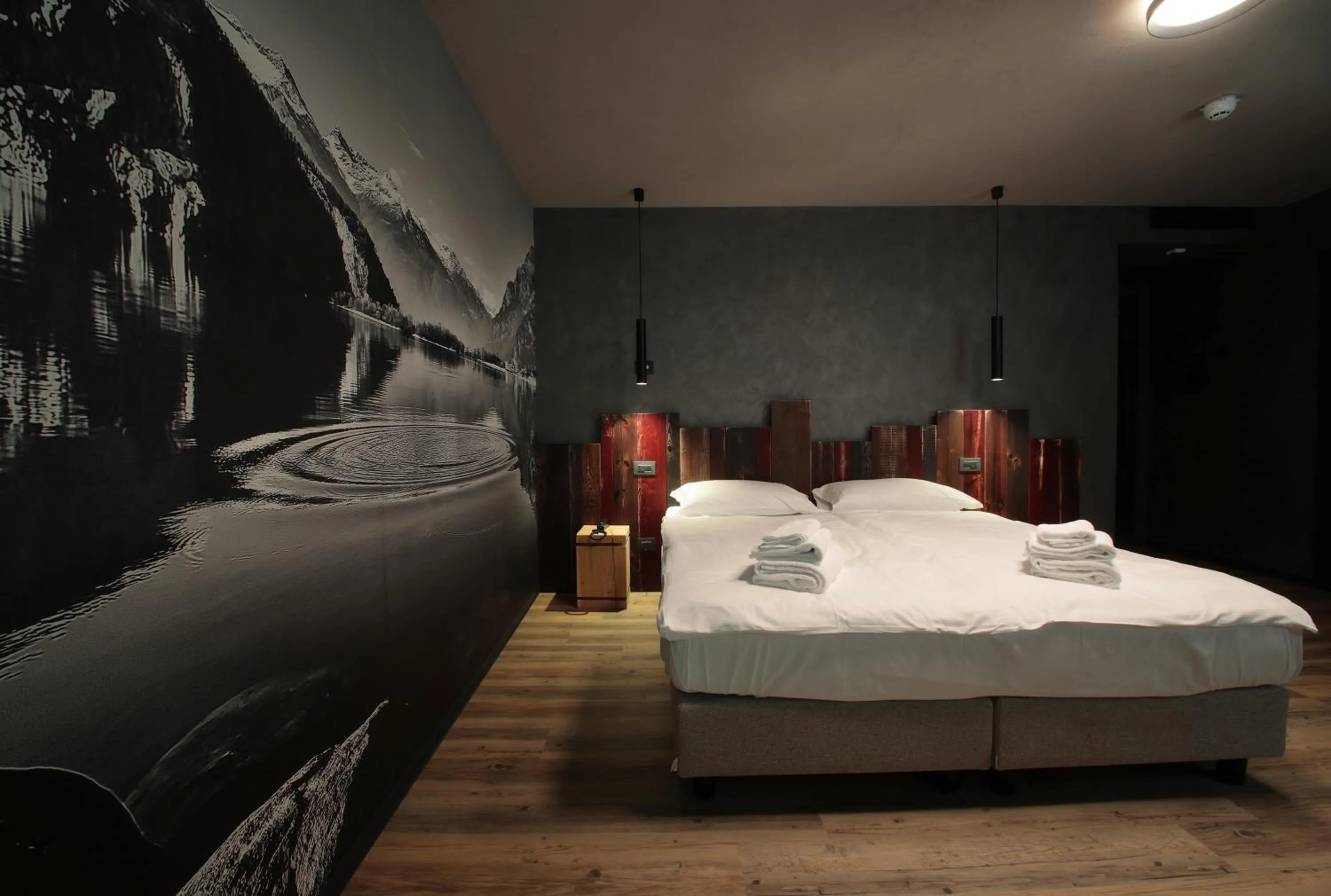 Bed in Crimea Wine Hotel