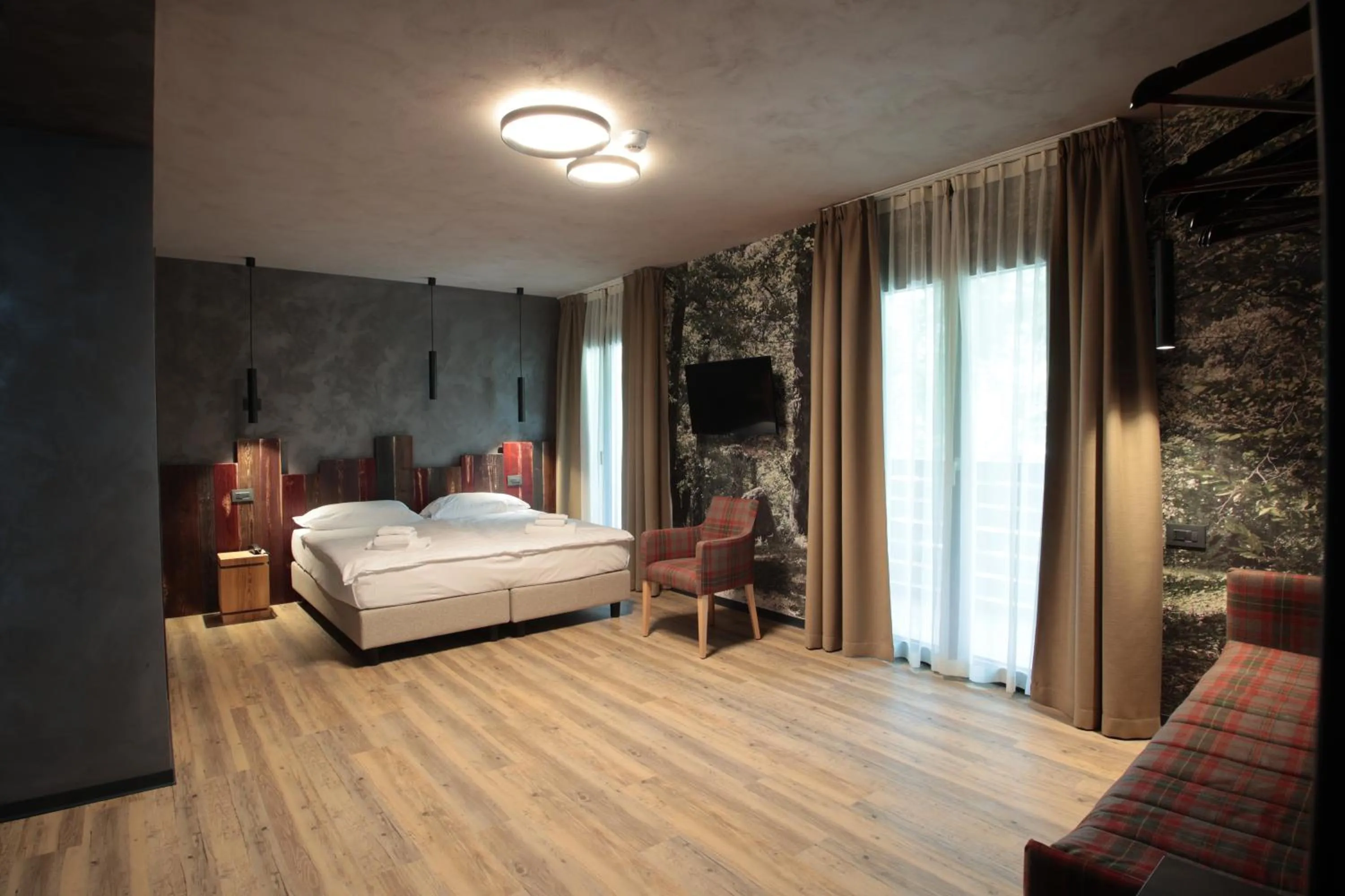 Bed in Crimea Wine Hotel