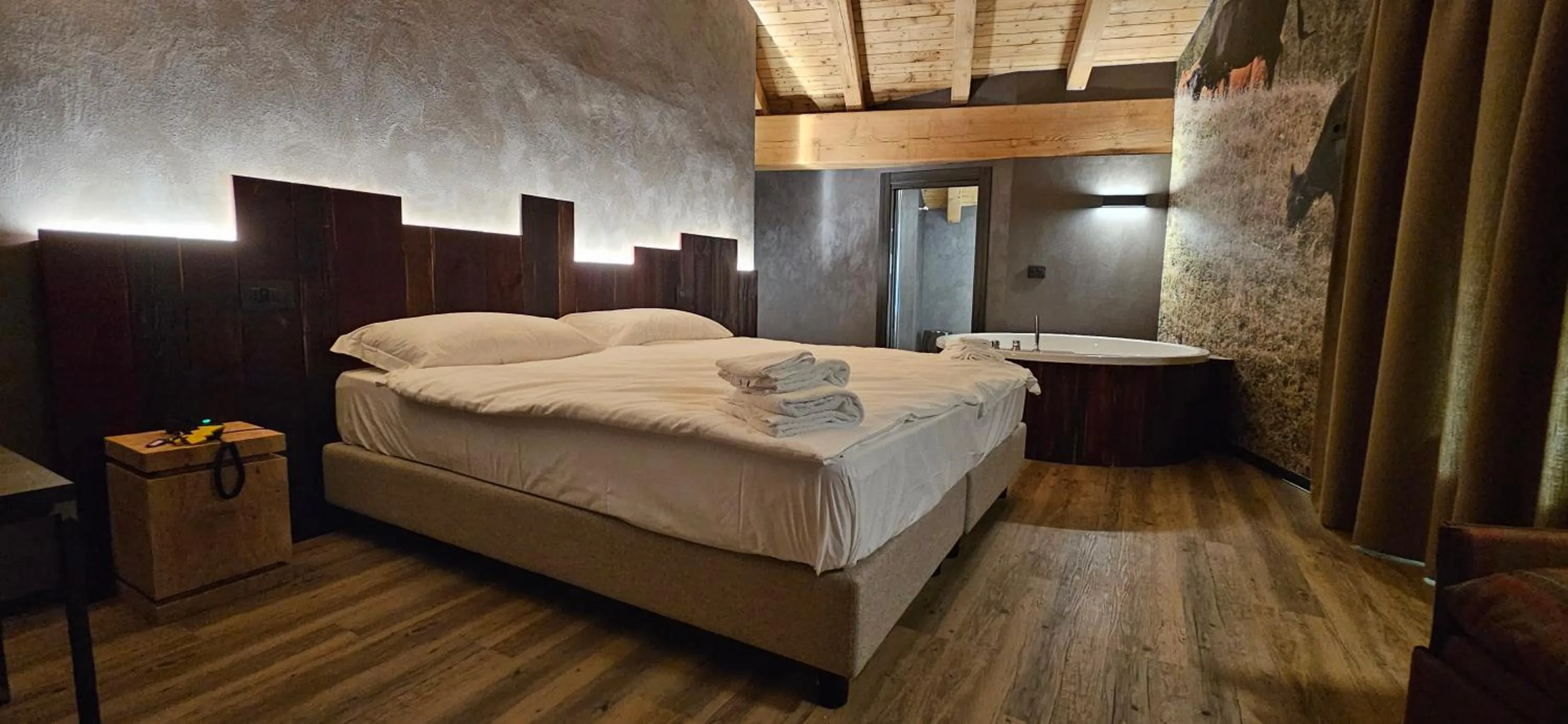 Bed in Crimea Wine Hotel