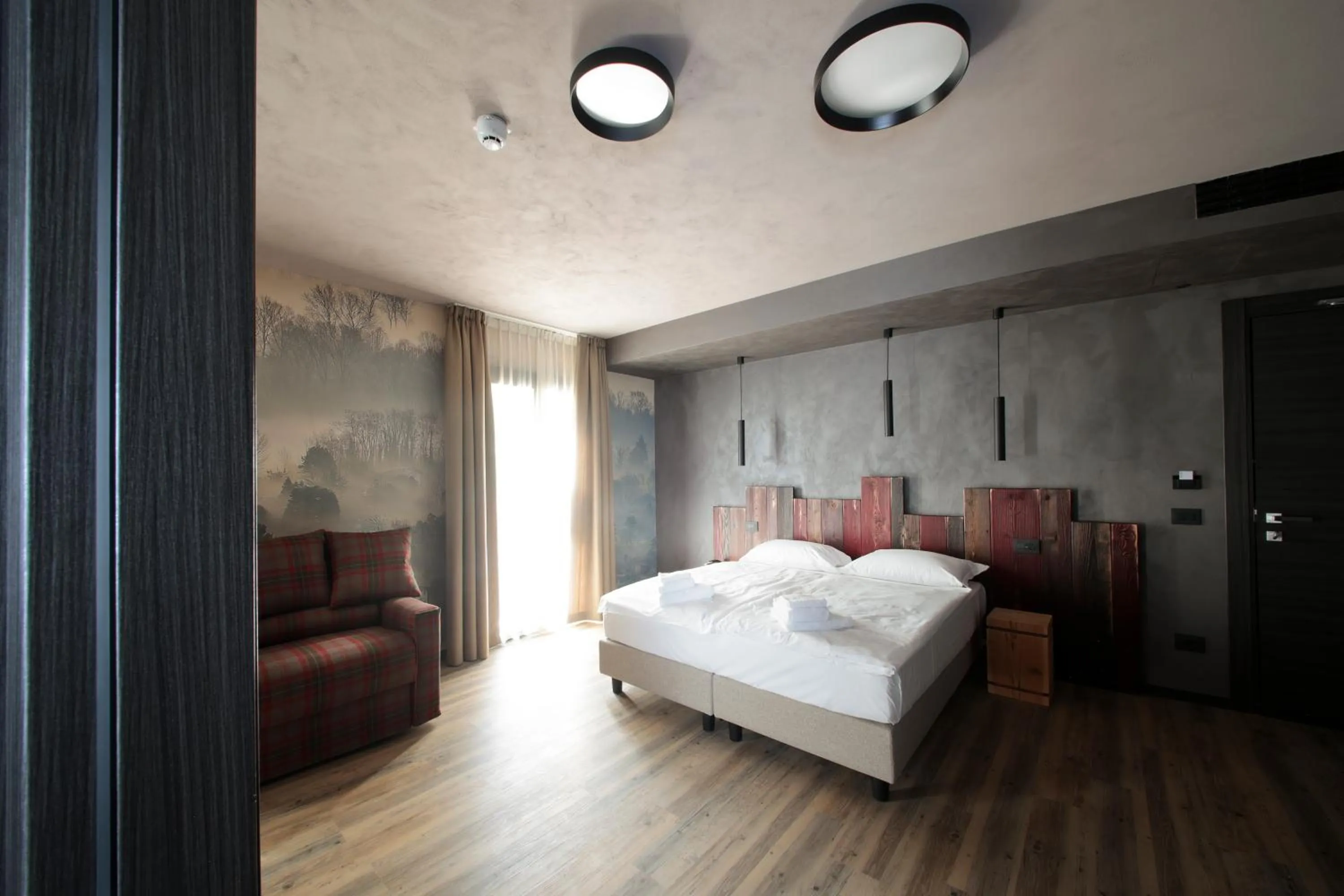 Bed in Crimea Wine Hotel