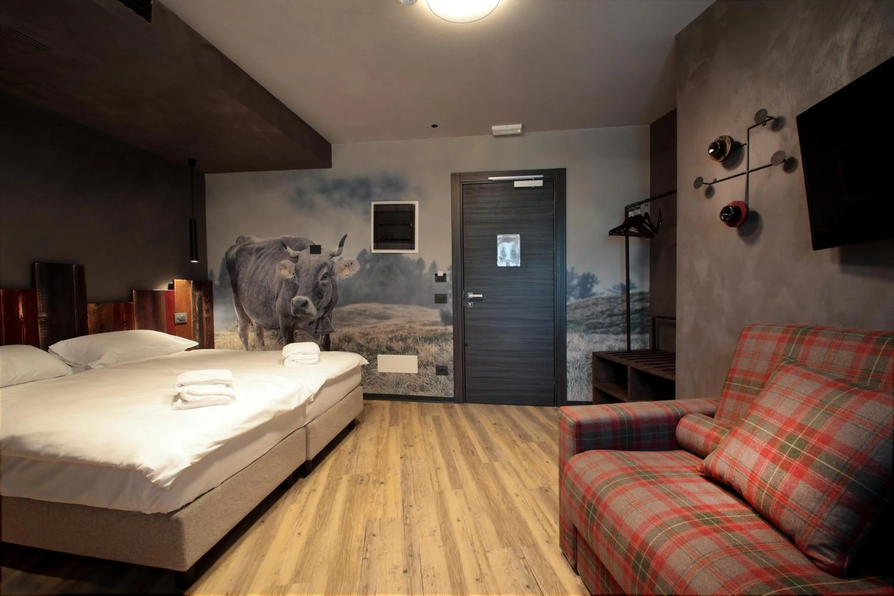 Bed in Crimea Wine Hotel