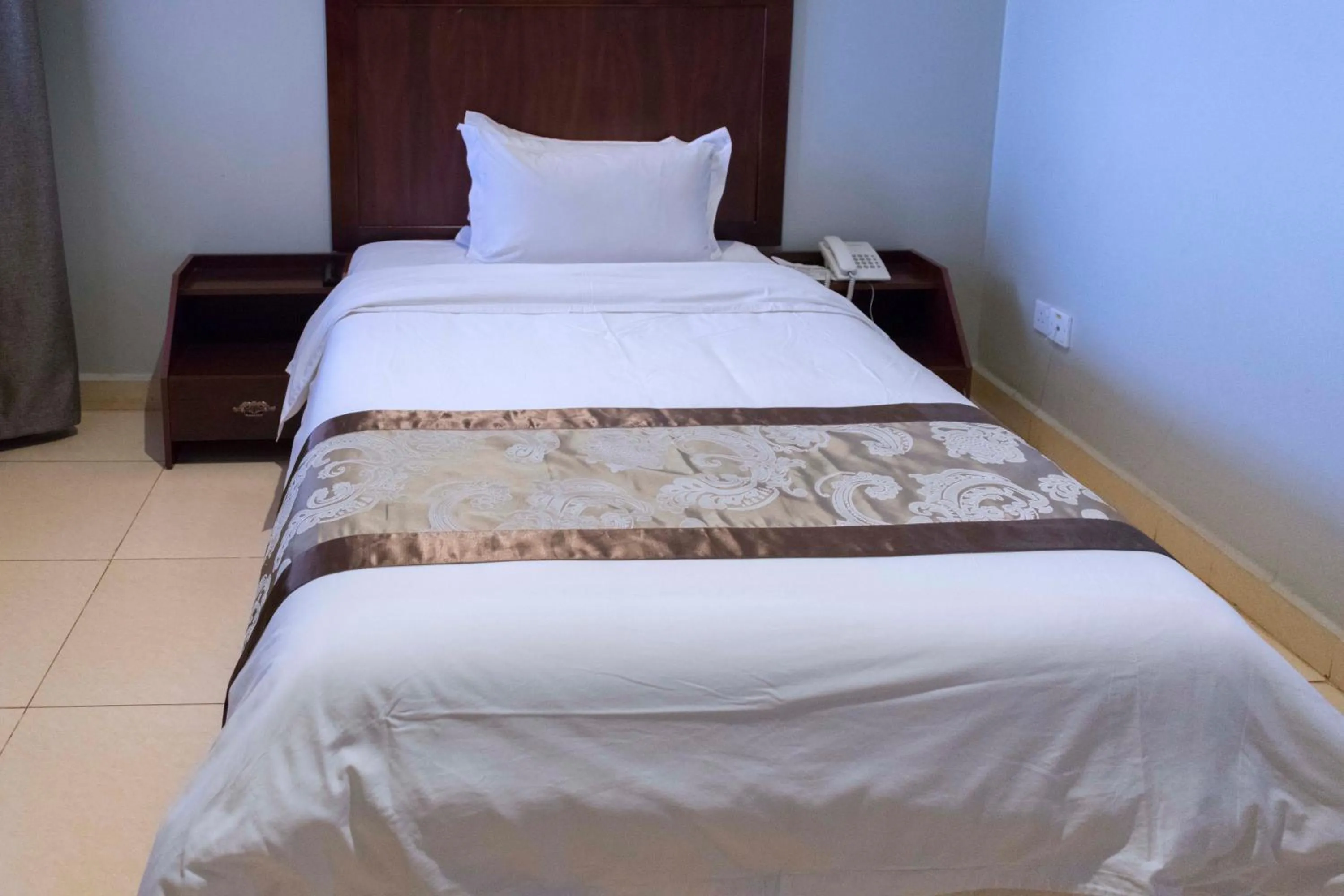Bed in Easy View Hotel Mbarara